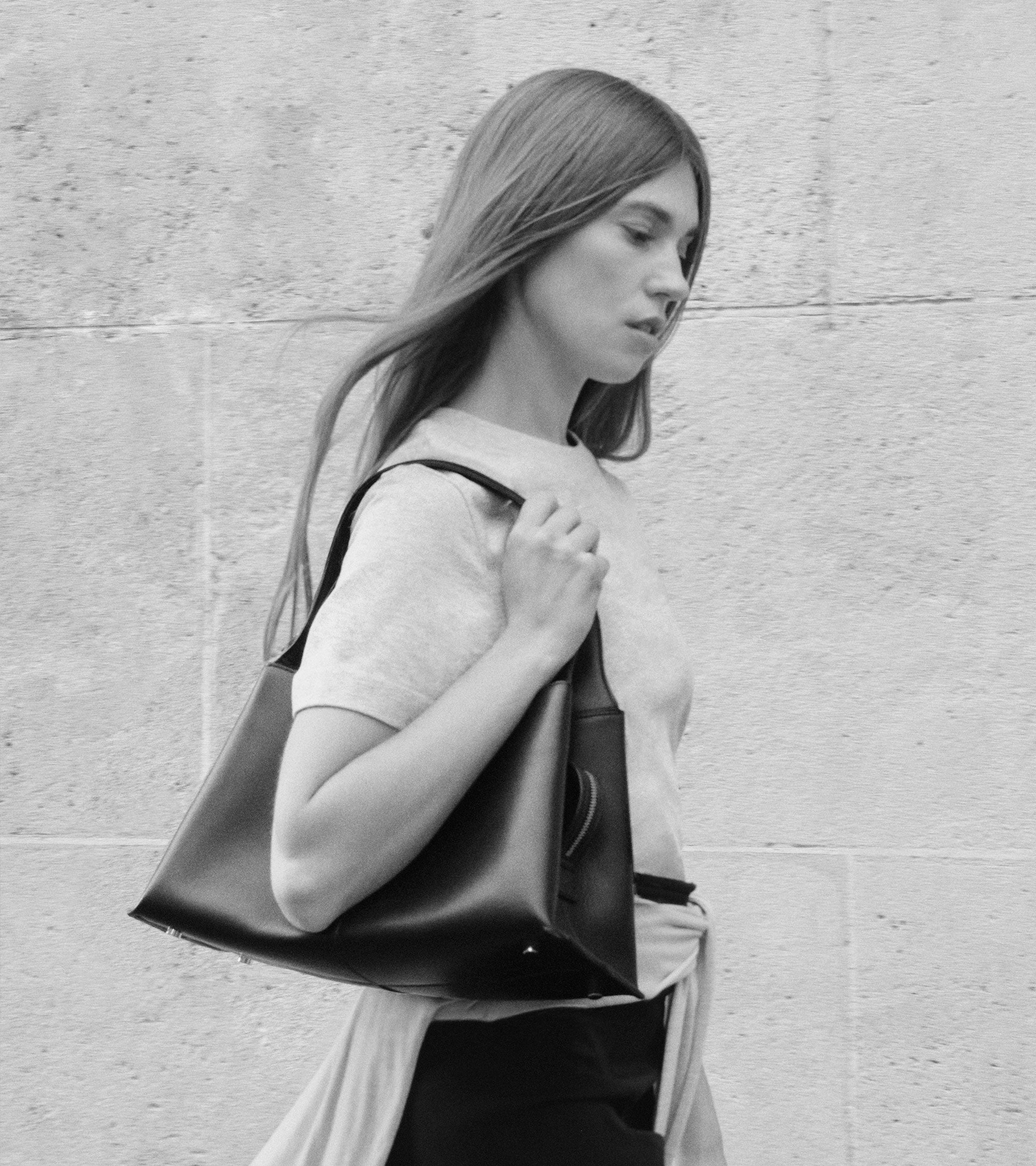 Bolso pequeño Félicie de cuero liso
