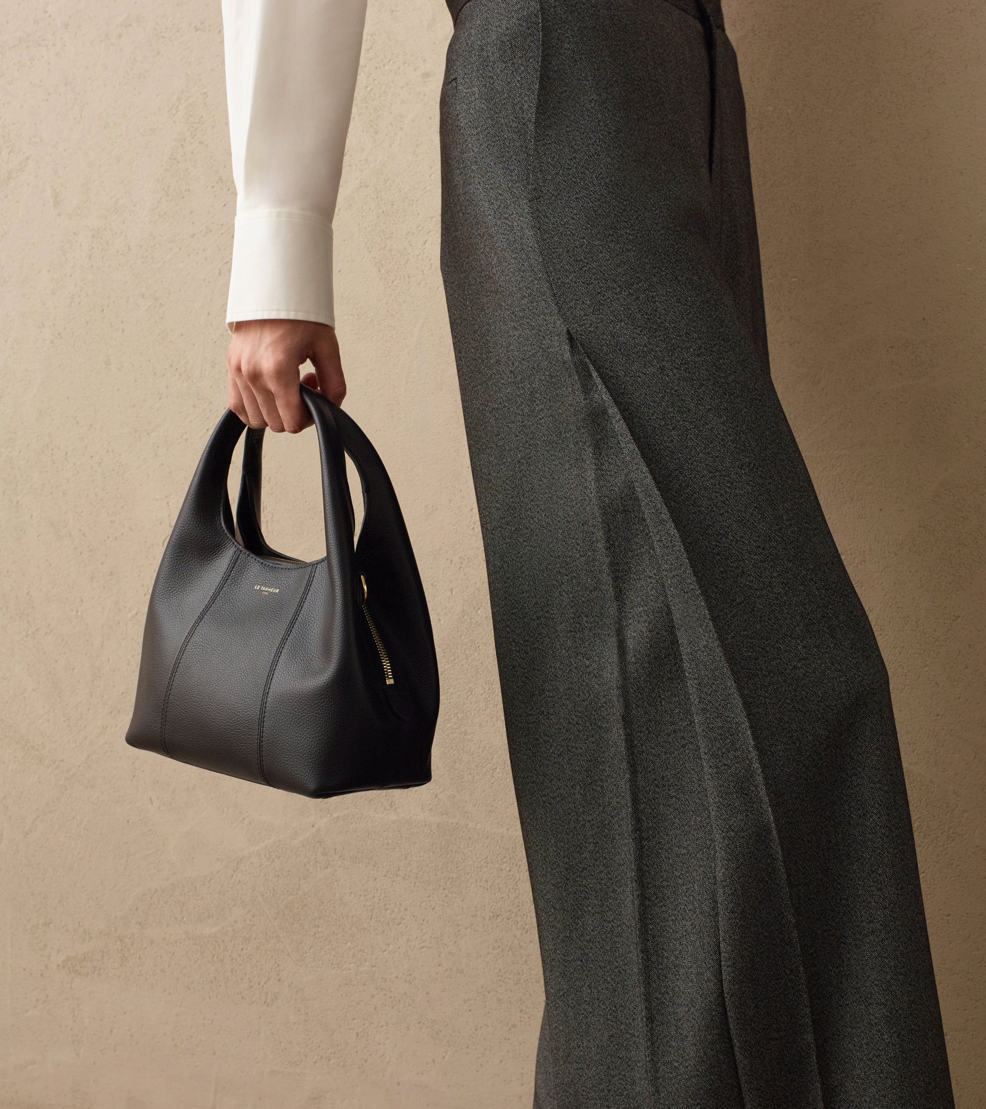 Petit sac à main Juliette en cuir grainé