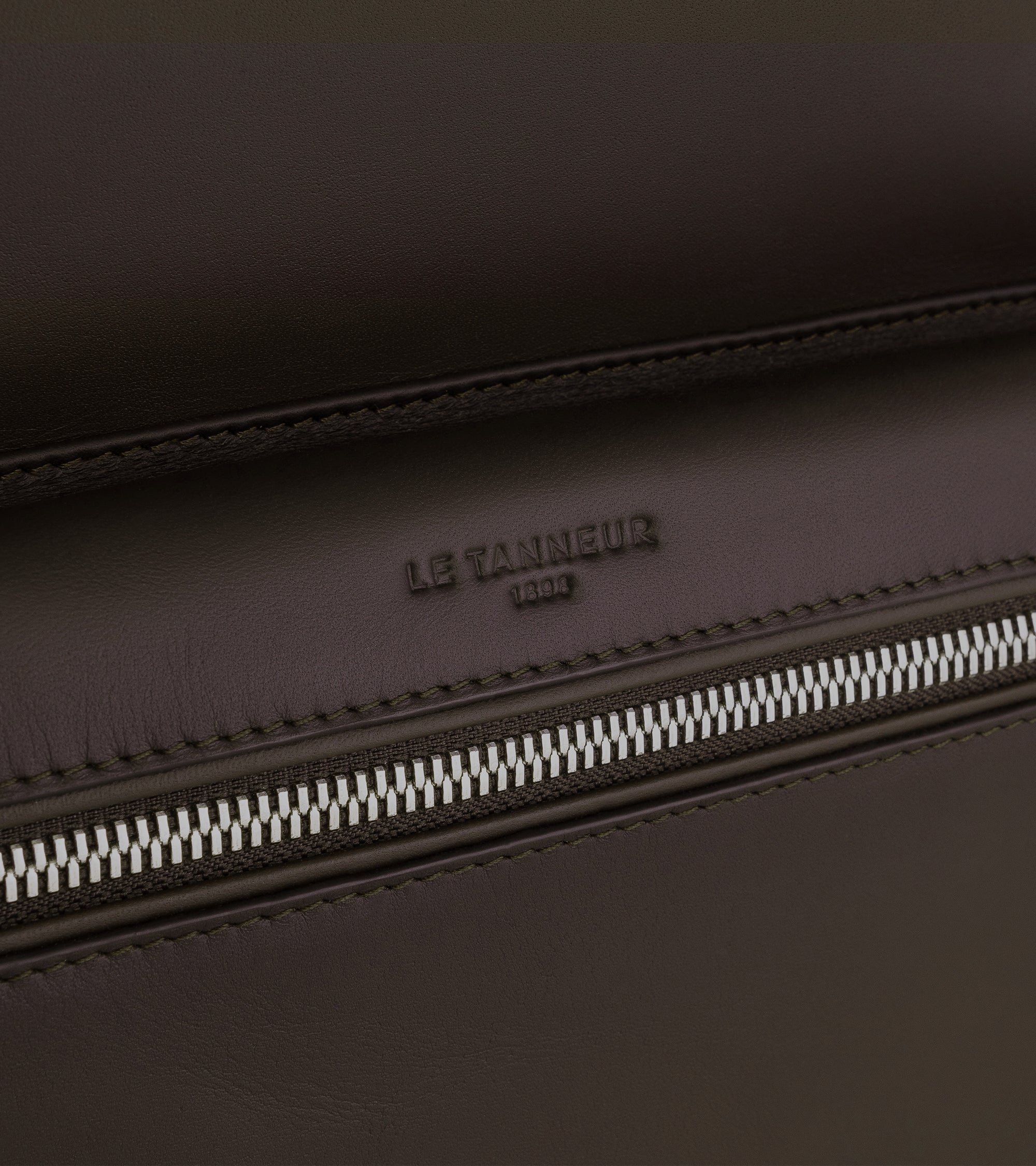 Albert zippered backpack in smooth leather