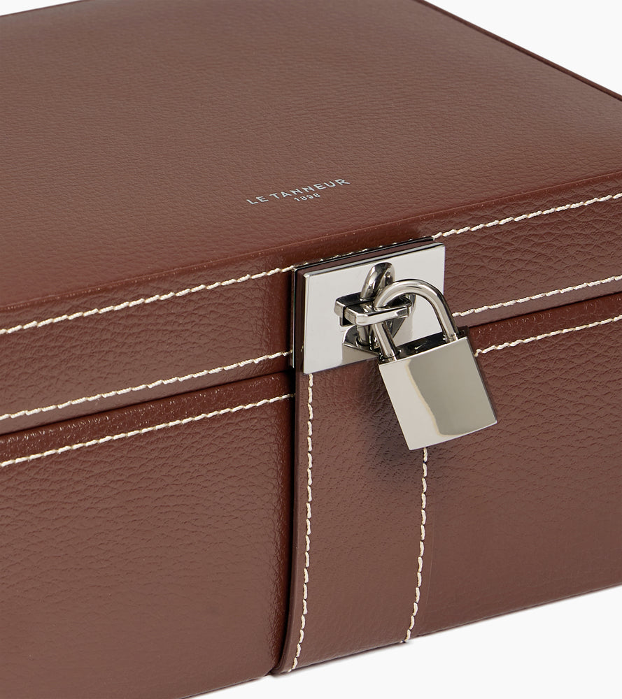 Joyero mediano de cuero