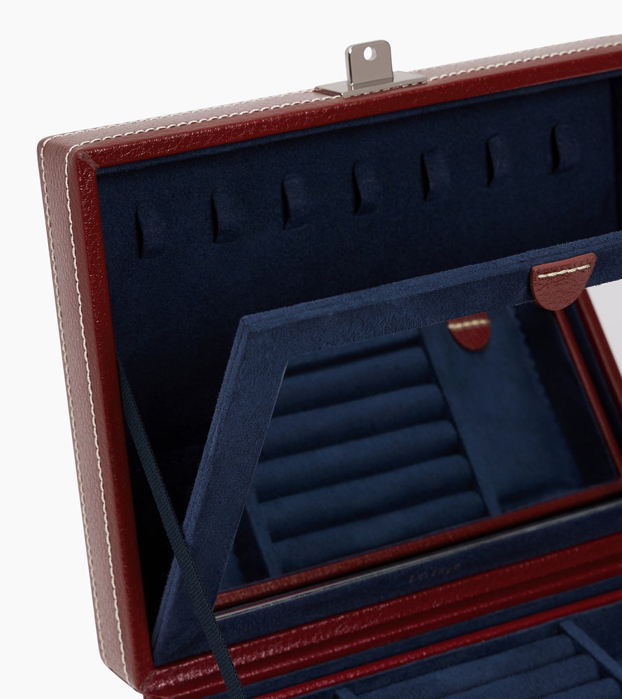 Joyero mediano de cuero