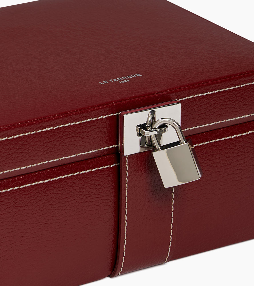 Joyero mediano de cuero