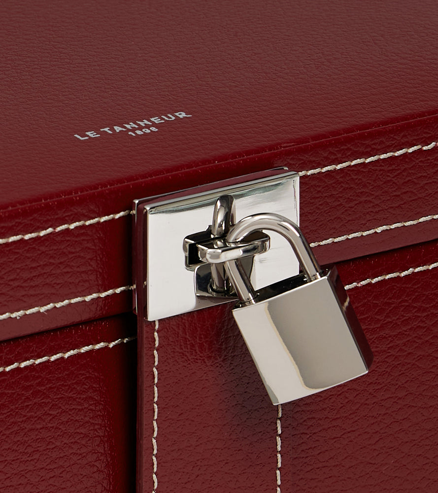 Joyero grande de piel