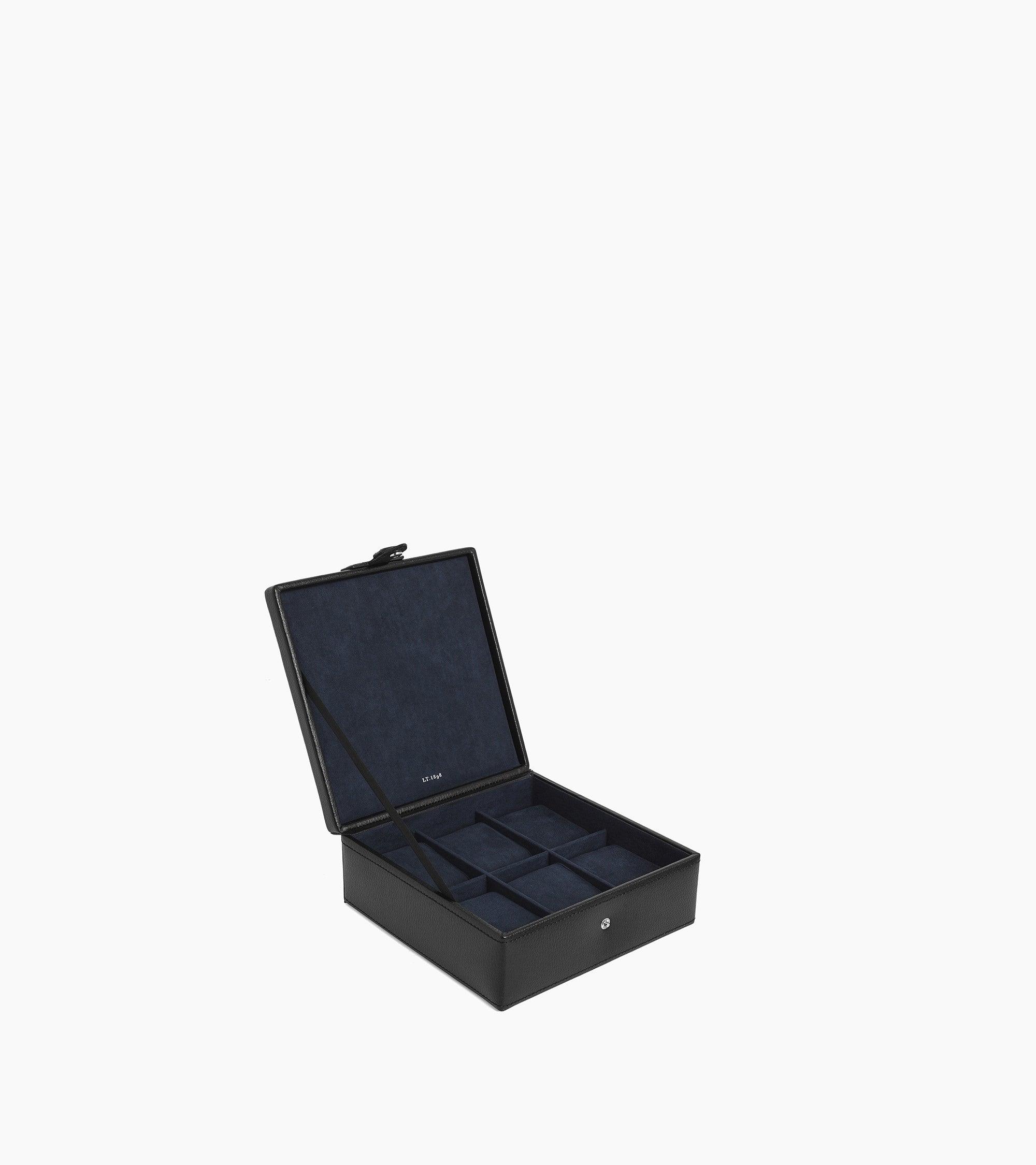Estuche de piel para 6 relojes de pulsera