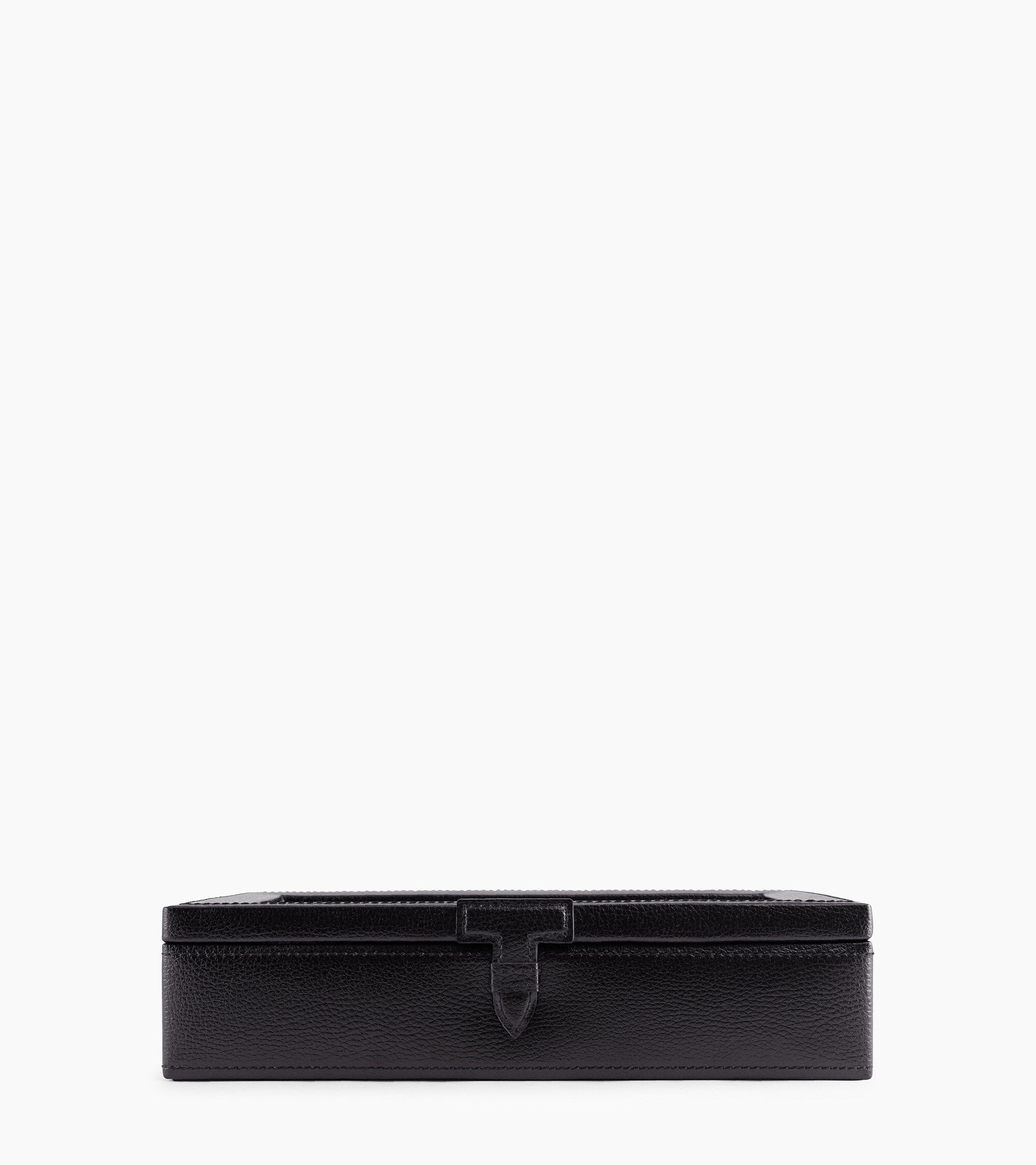 Estuche de piel para 10 relojes de pulsera