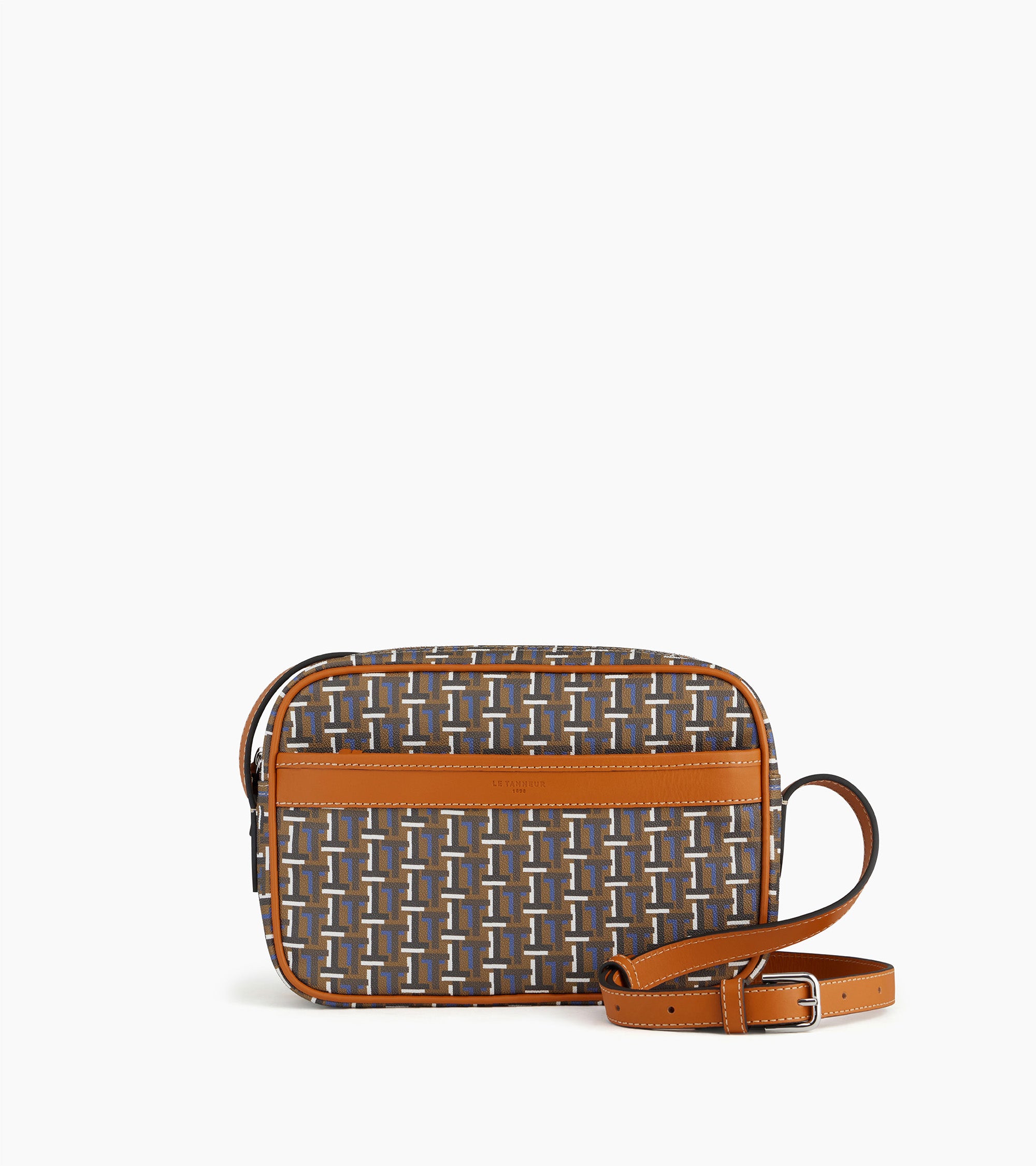 Bolso bandolera Camille pequeño de tela revestida