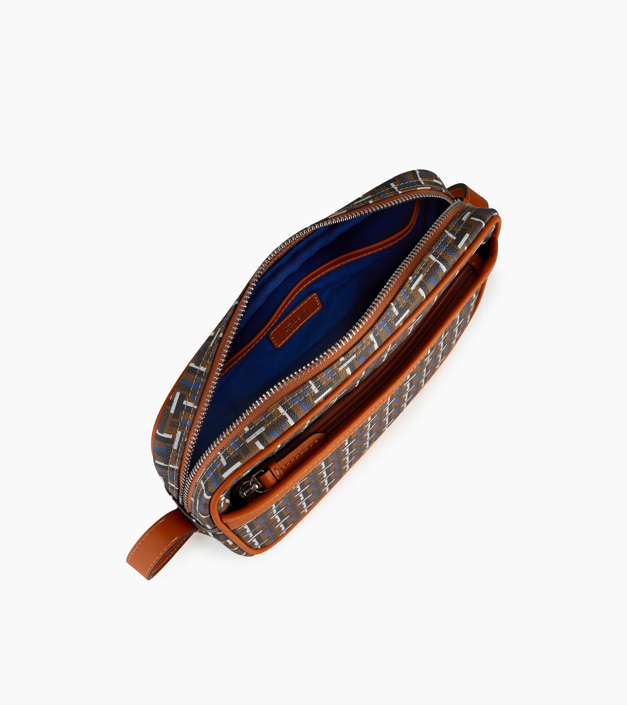 Bolso bandolera Camille pequeño de tela revestida