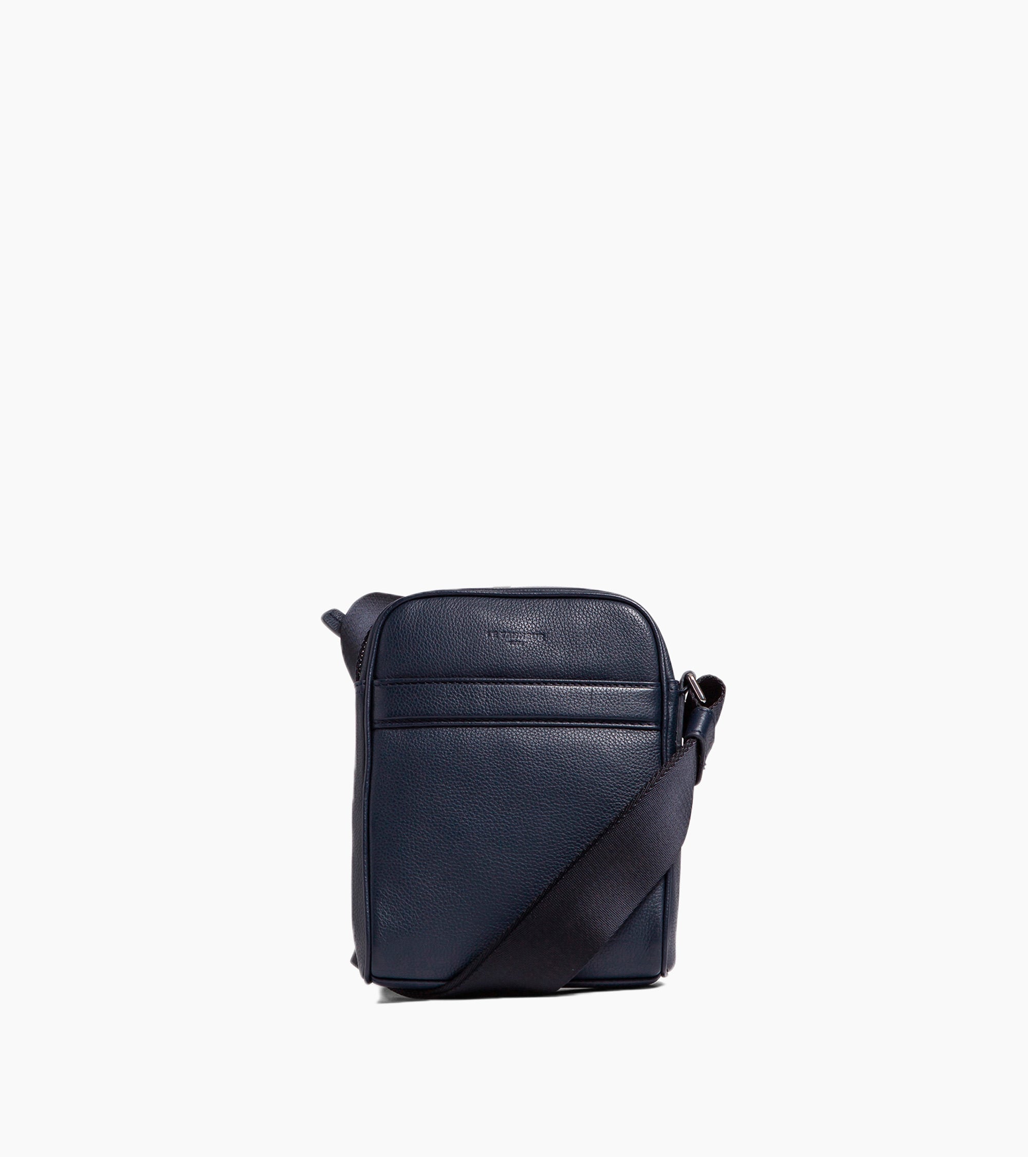 Bolsa pequeña Charles de piel texturizada