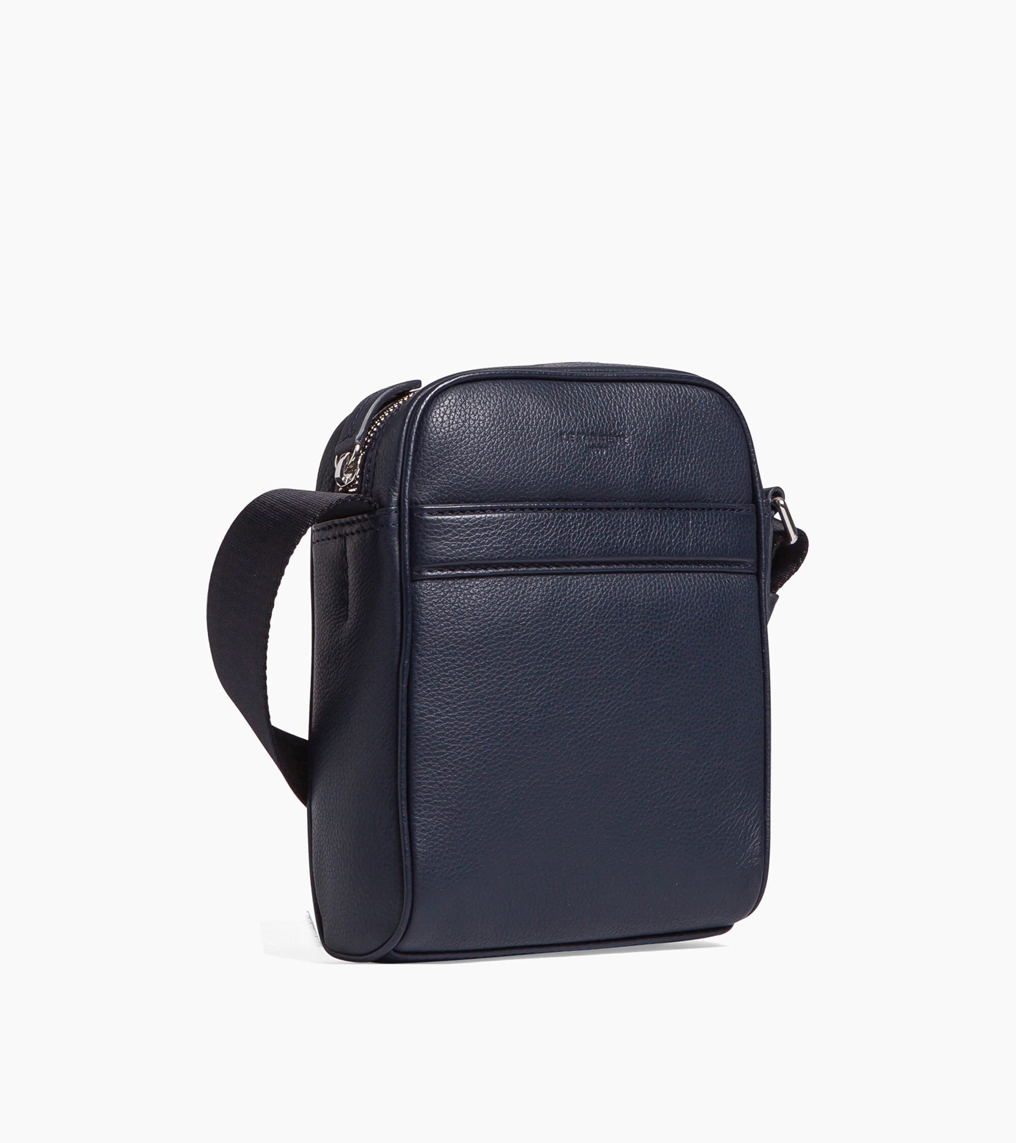 Bolsa pequeña Charles de piel texturizada