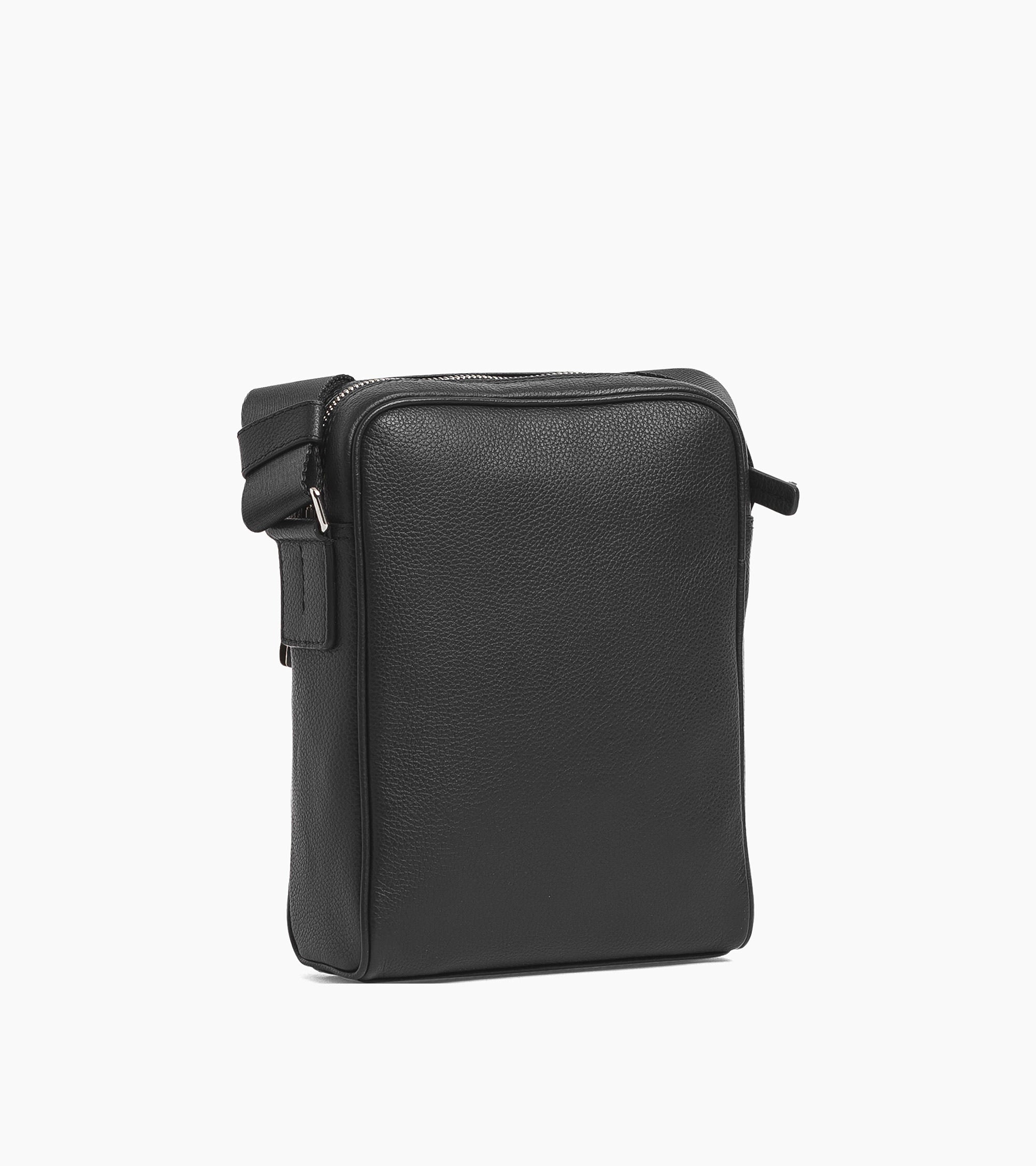 Bolsa pequeña Charles de piel texturizada