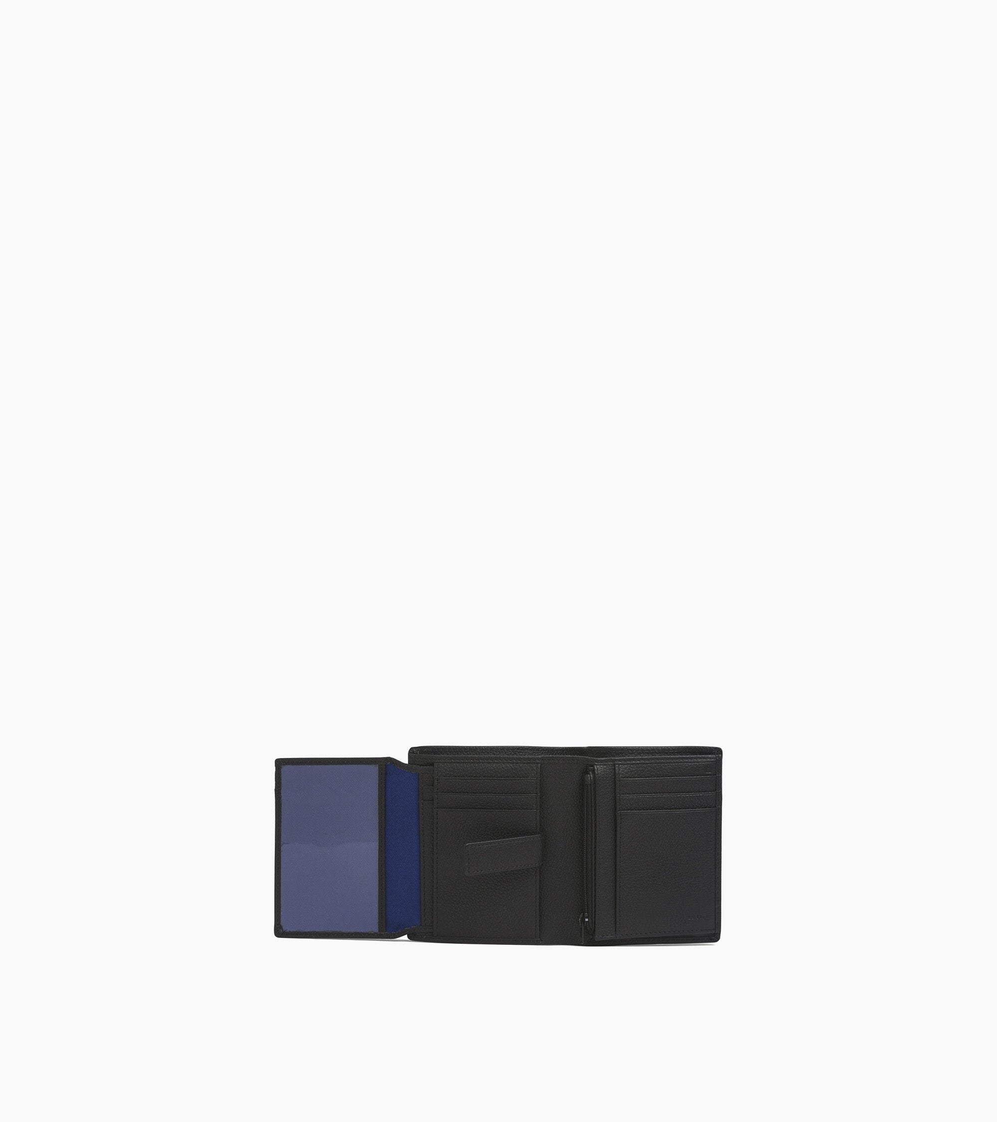 Cartera modular 2 en 1 Charles de piel texturizada