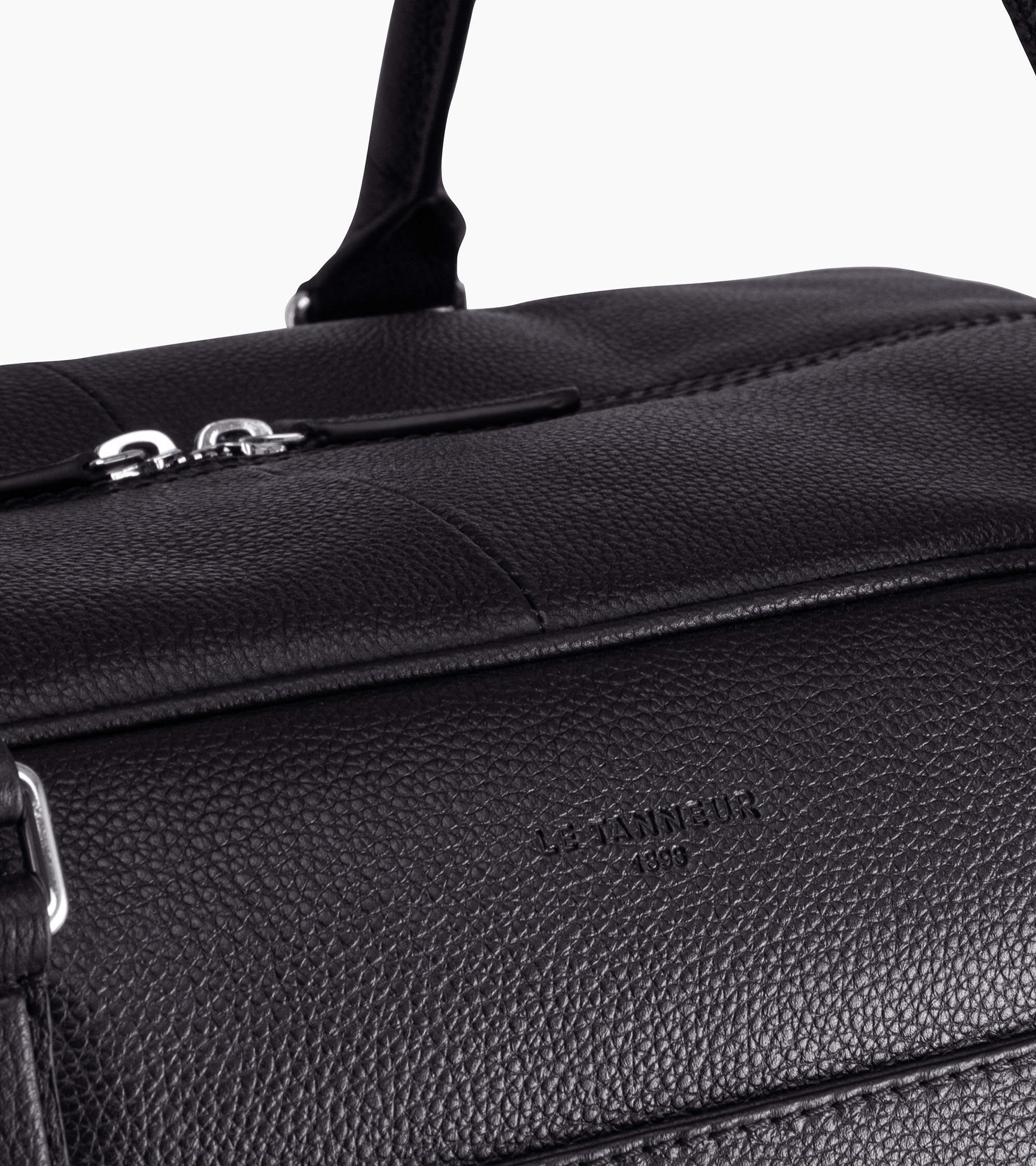 Bolsa de viaje 48h Charles de piel texturizada