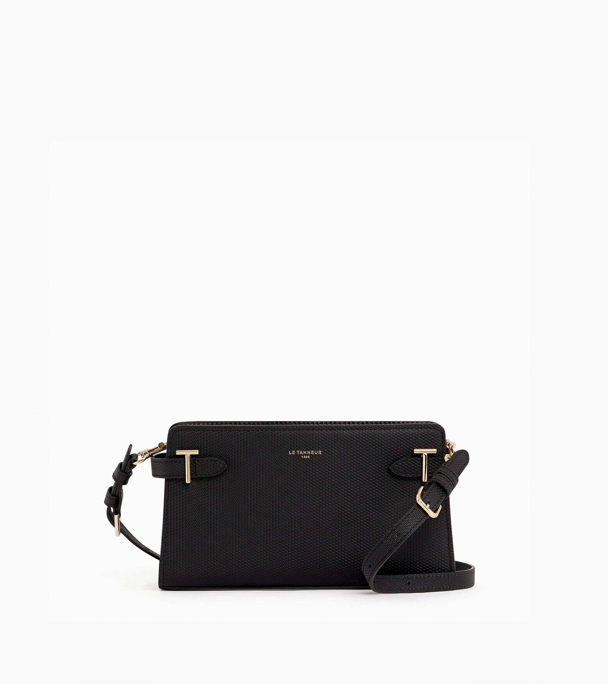 Bolso bandolera Émilie de piel signature T