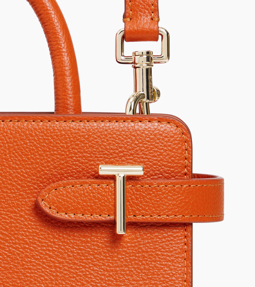 Emilie small handbag in grained leather