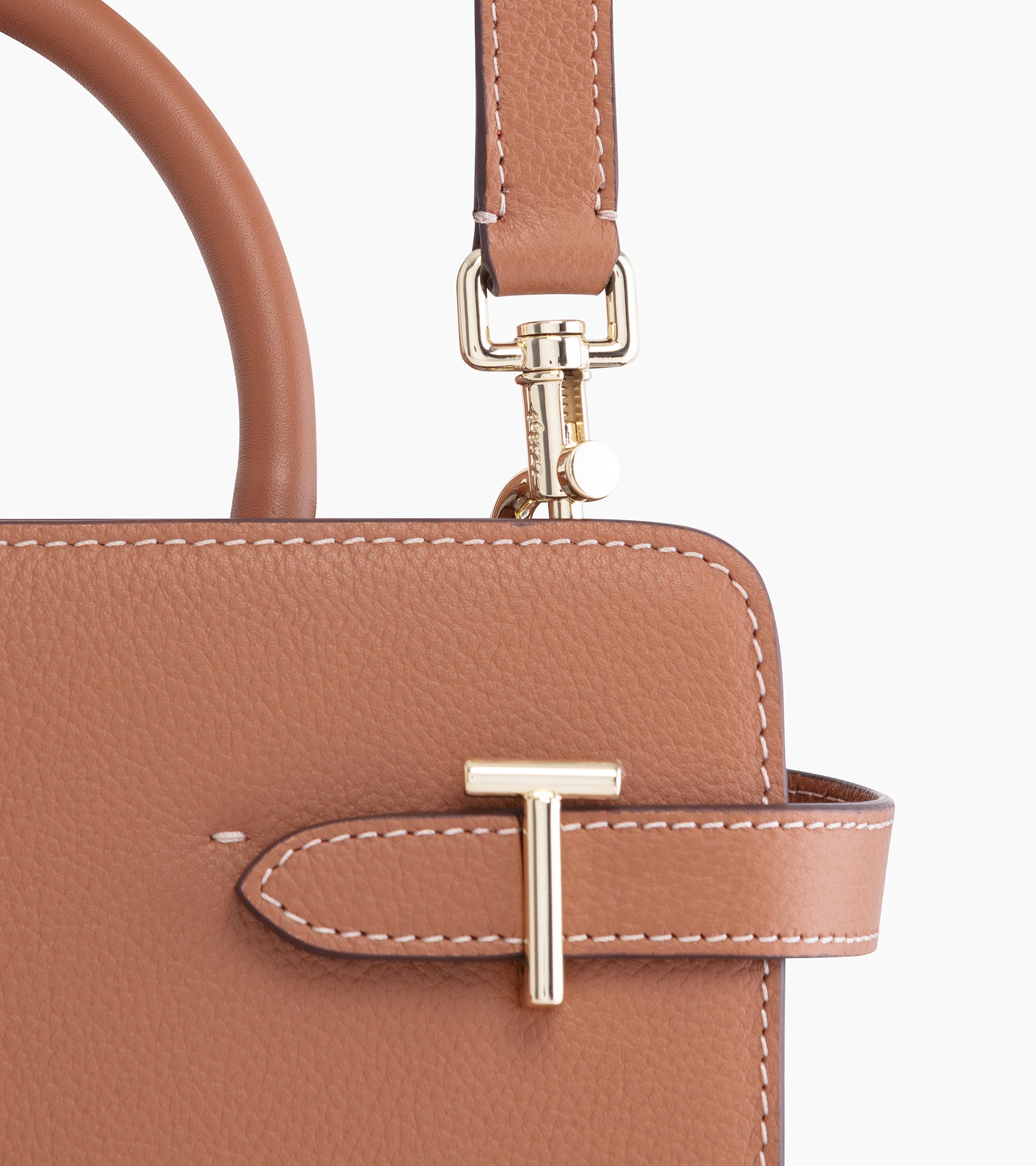 Bolso mediano Emilie de piel texturizada