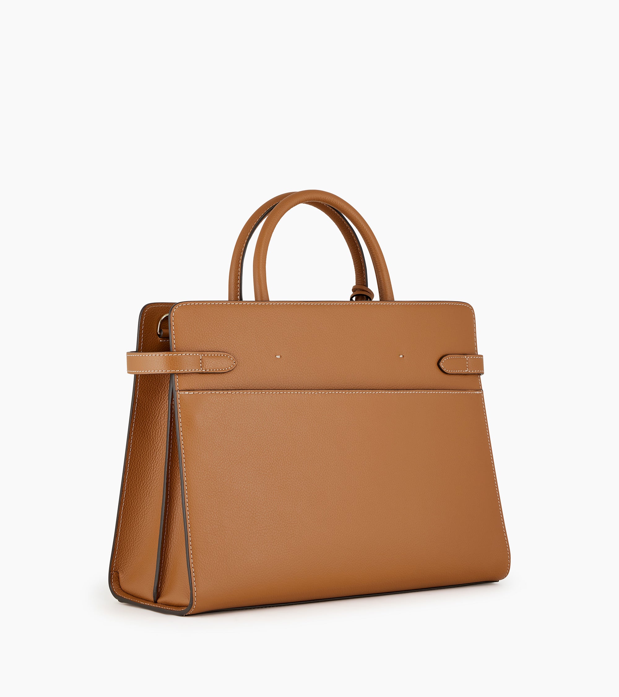 Bolso de mano grande Emilie de piel texturizada
