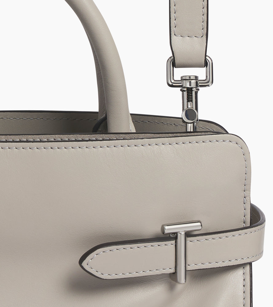 Bolso mediano modelo Emie de piel granulada y nobuk