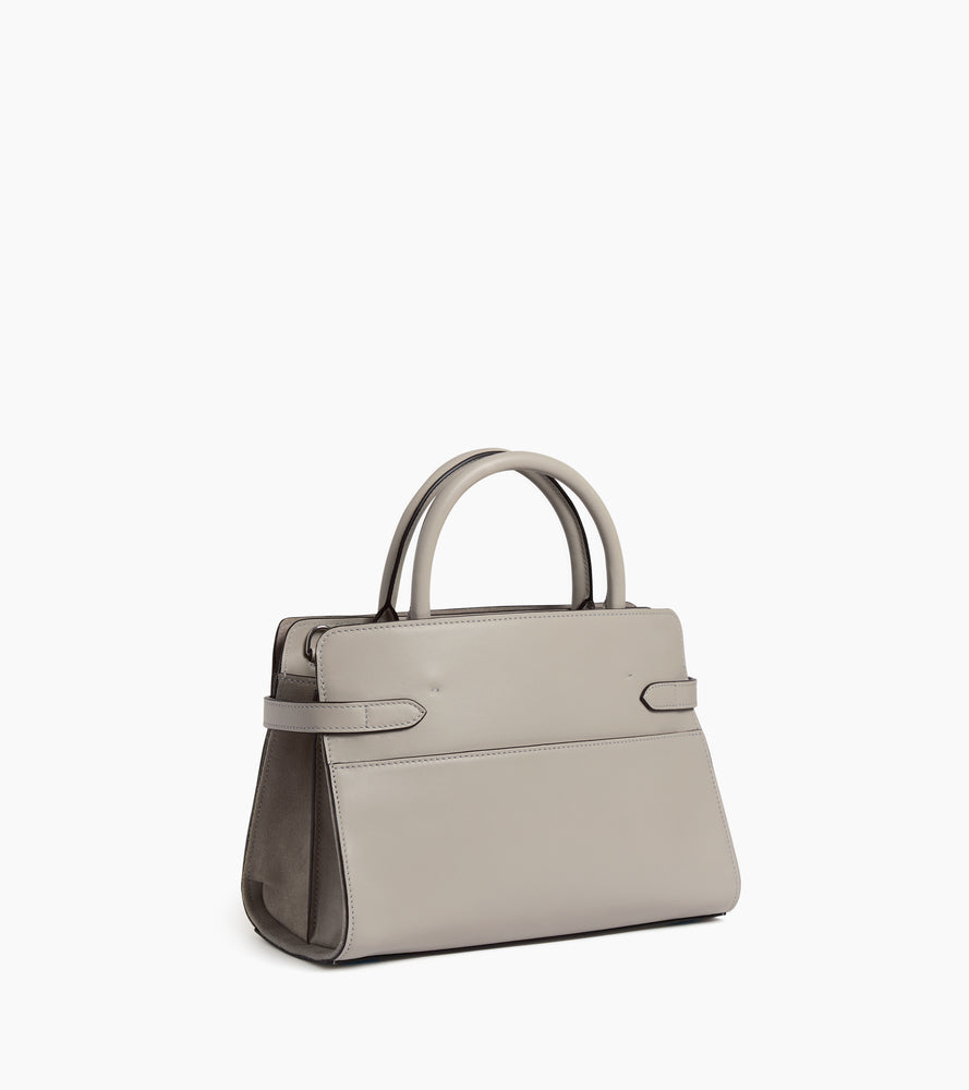 Bolso mediano modelo Emie de piel granulada y nobuk