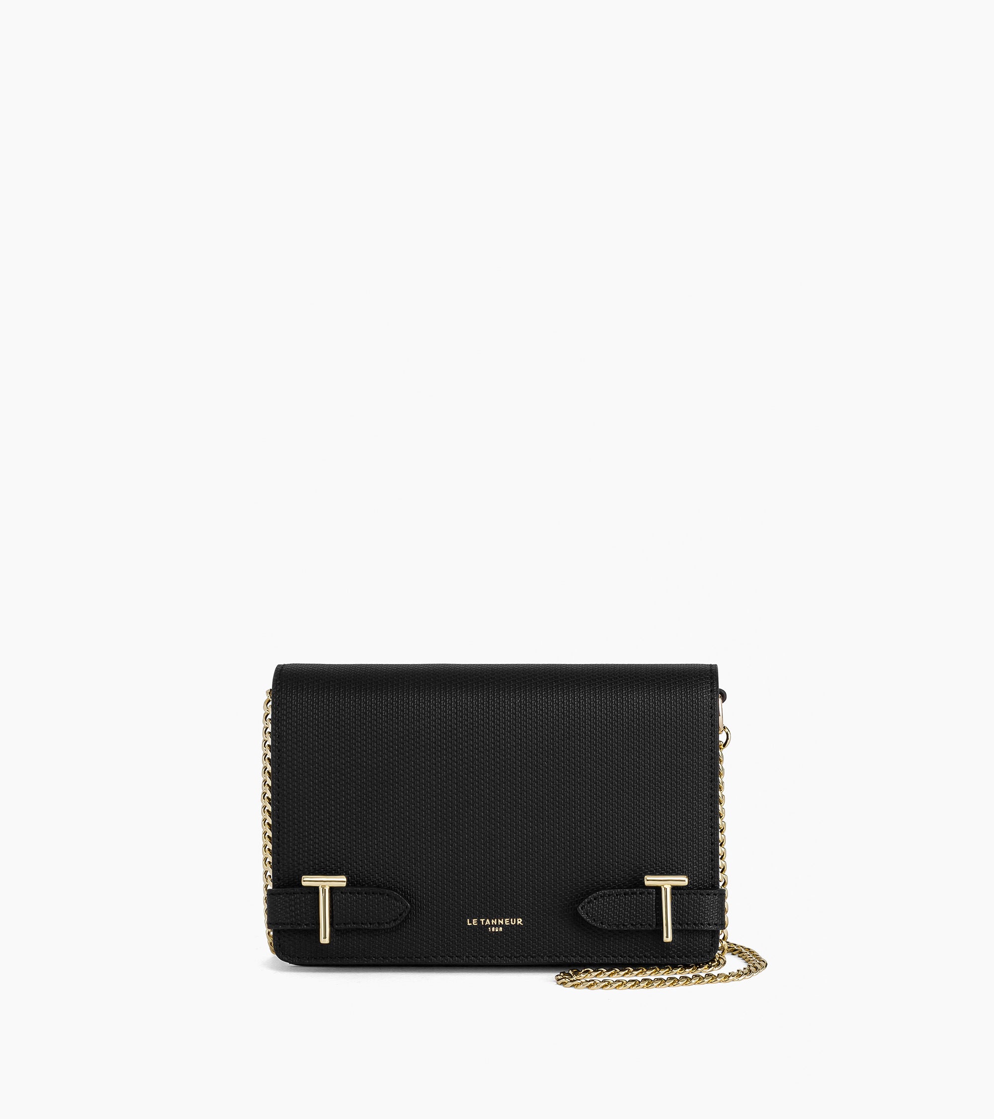 Bolso bandolera pequeño Emilie de piel signature T