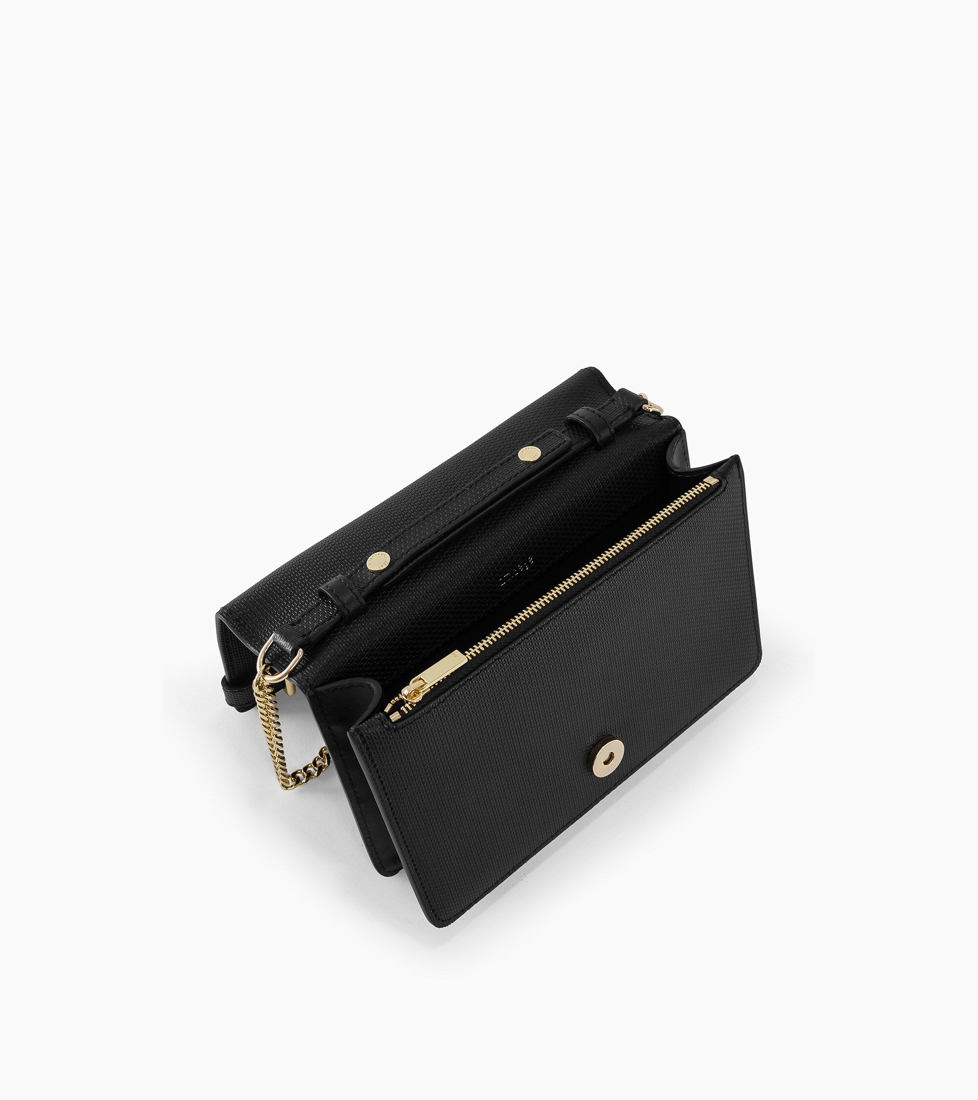 Bolso bandolera pequeño Emilie de piel signature T