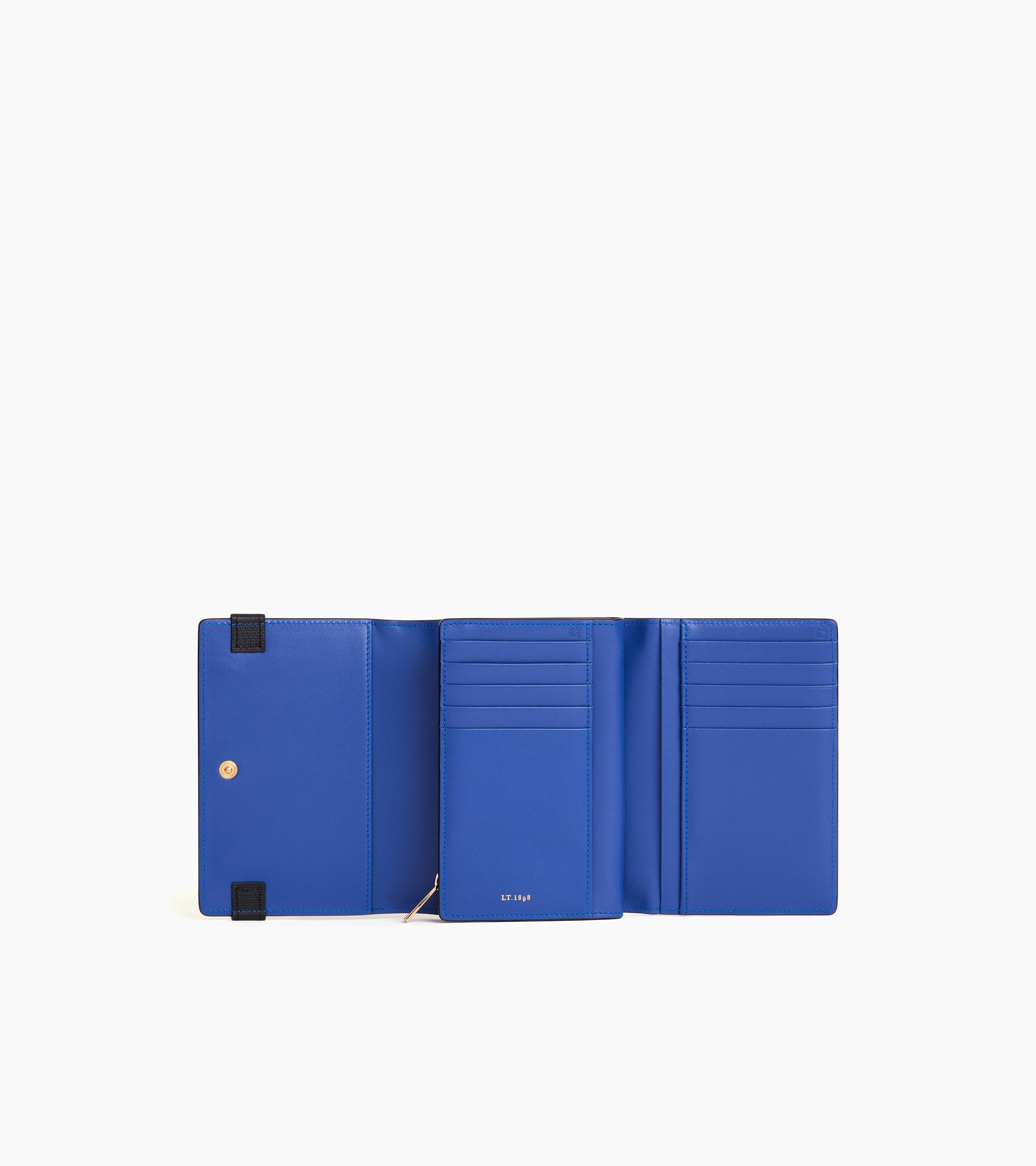 Cartera Émilie de cuero emblemático de la marca con la inicial T