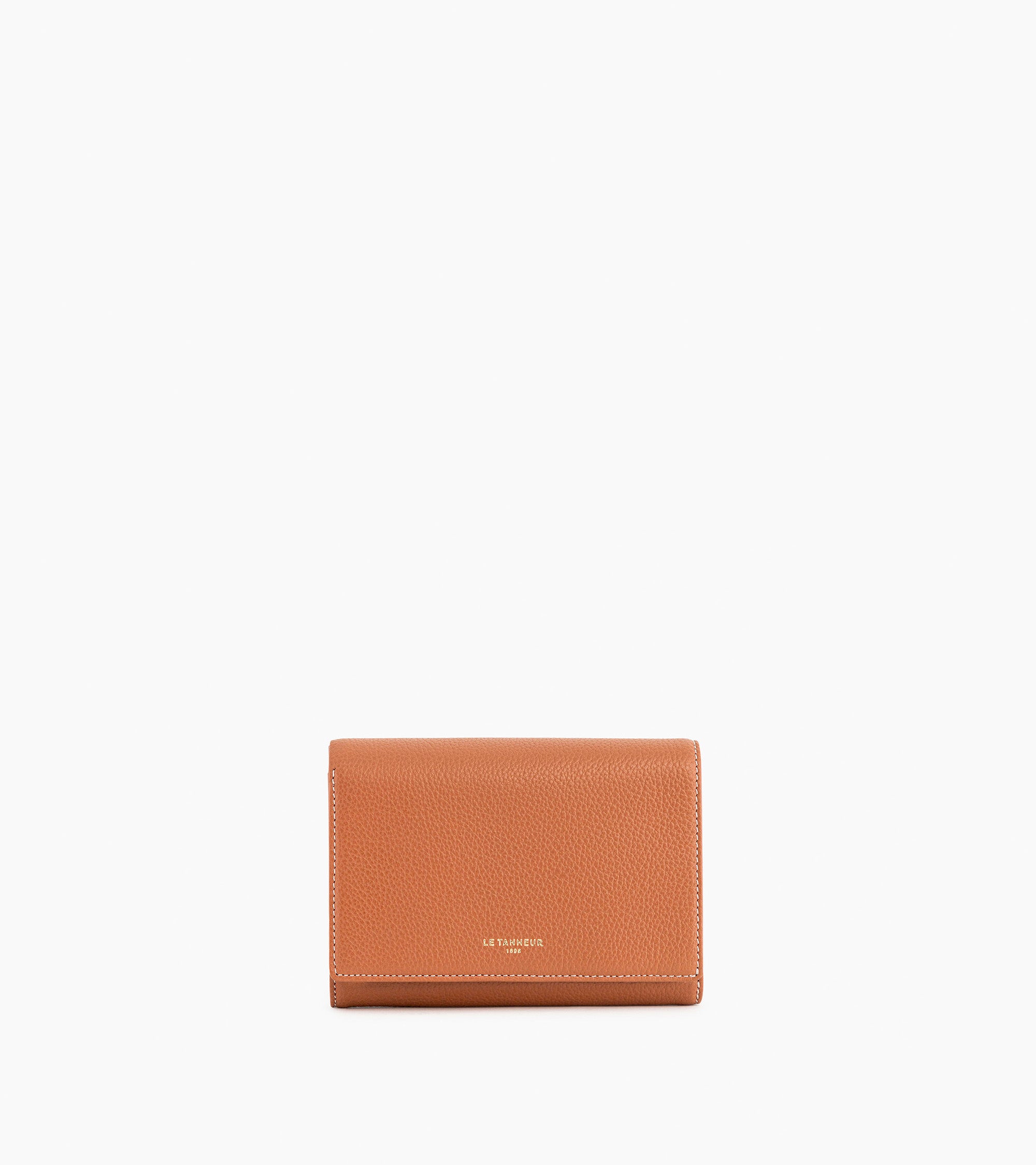 Cartera Emilie de piel texturizada
