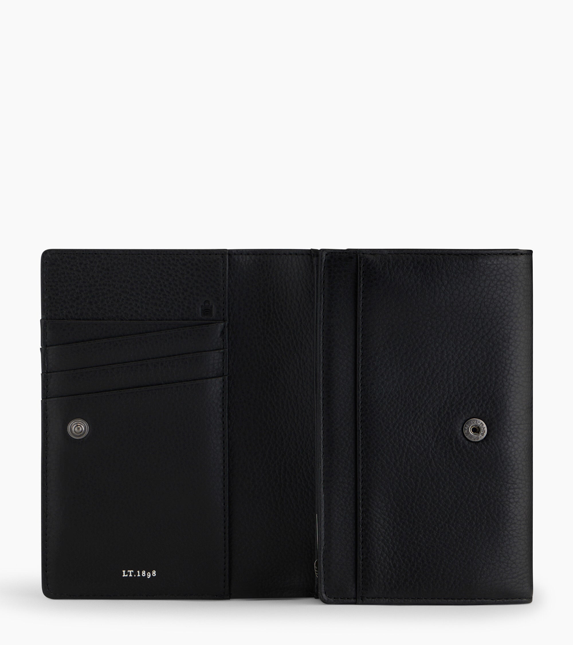 Cartera Emilie de piel texturizada