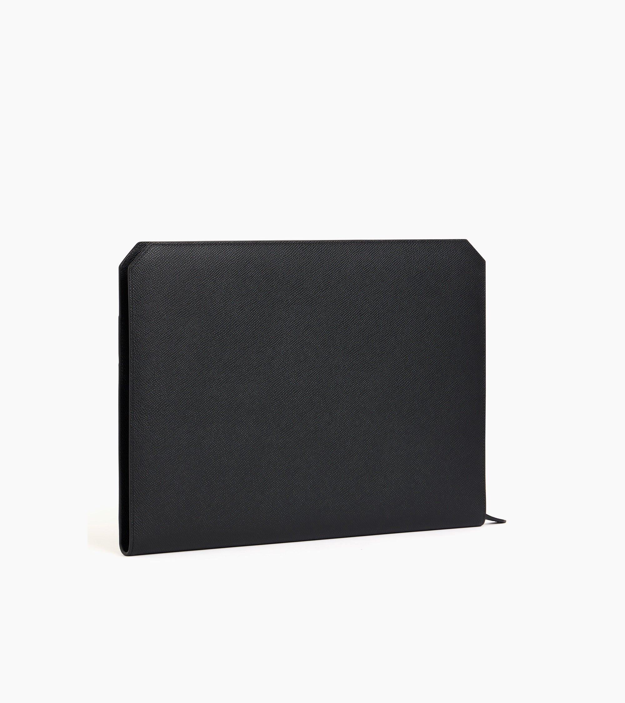 Bolso para el ordenador Gaston de cuero de grano cruzado