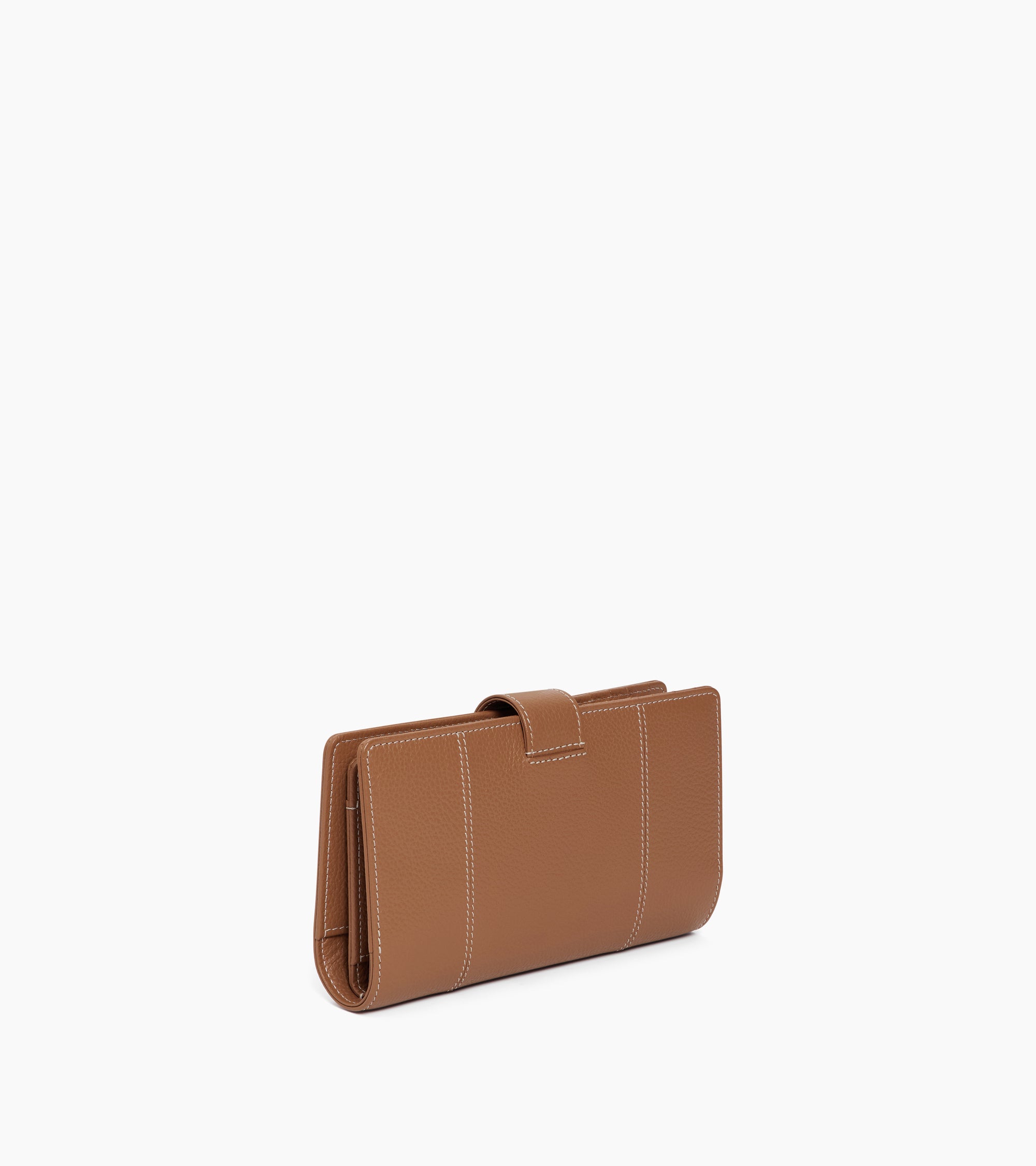 Grand portefeuille Marguerite en cuir grainé
