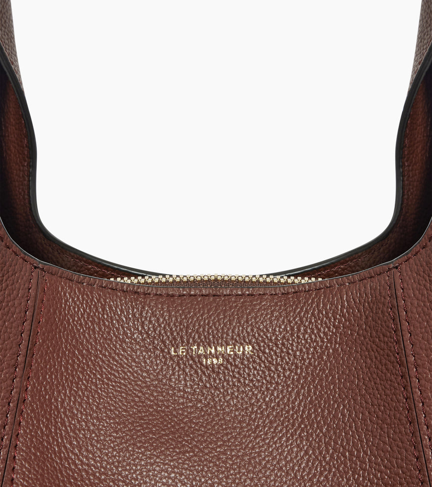 Sac porté épaule moyen modèle Juliette en cuir grainé