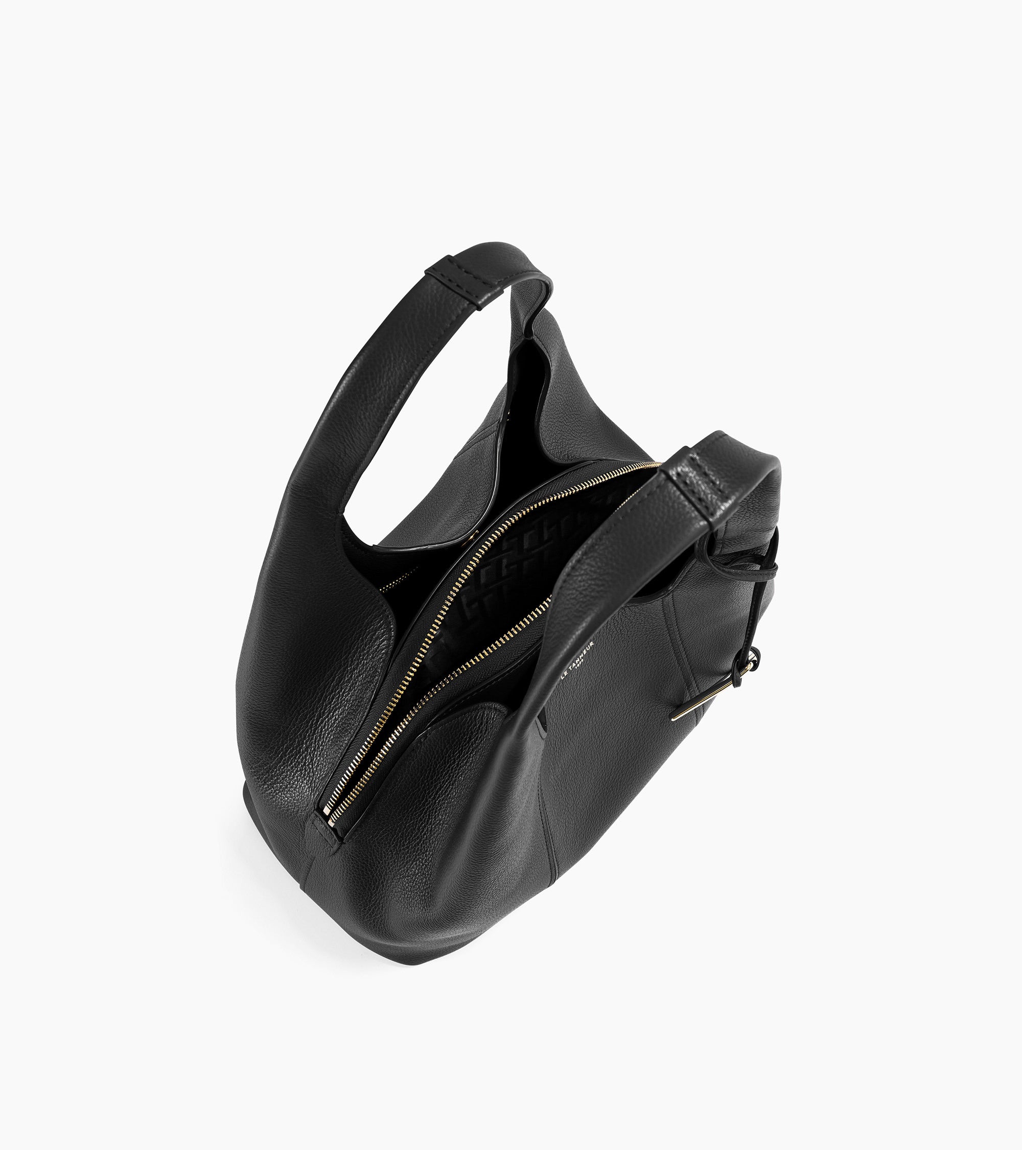 Bolso mediano Juliette de piel texturizada para llevar del hombro
