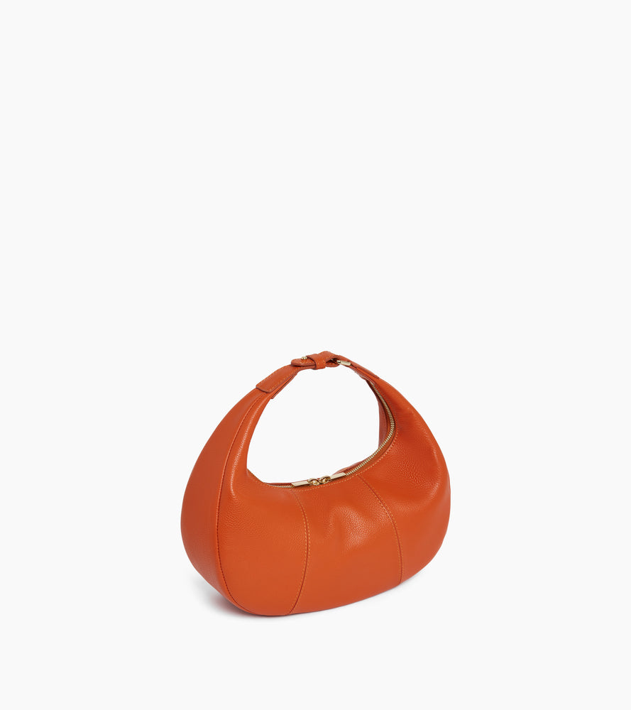 Bolso hobo pequeño Juliette de cuero granulado