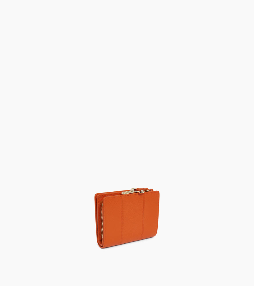 Petit portefeuille Juliette en cuir grainé
