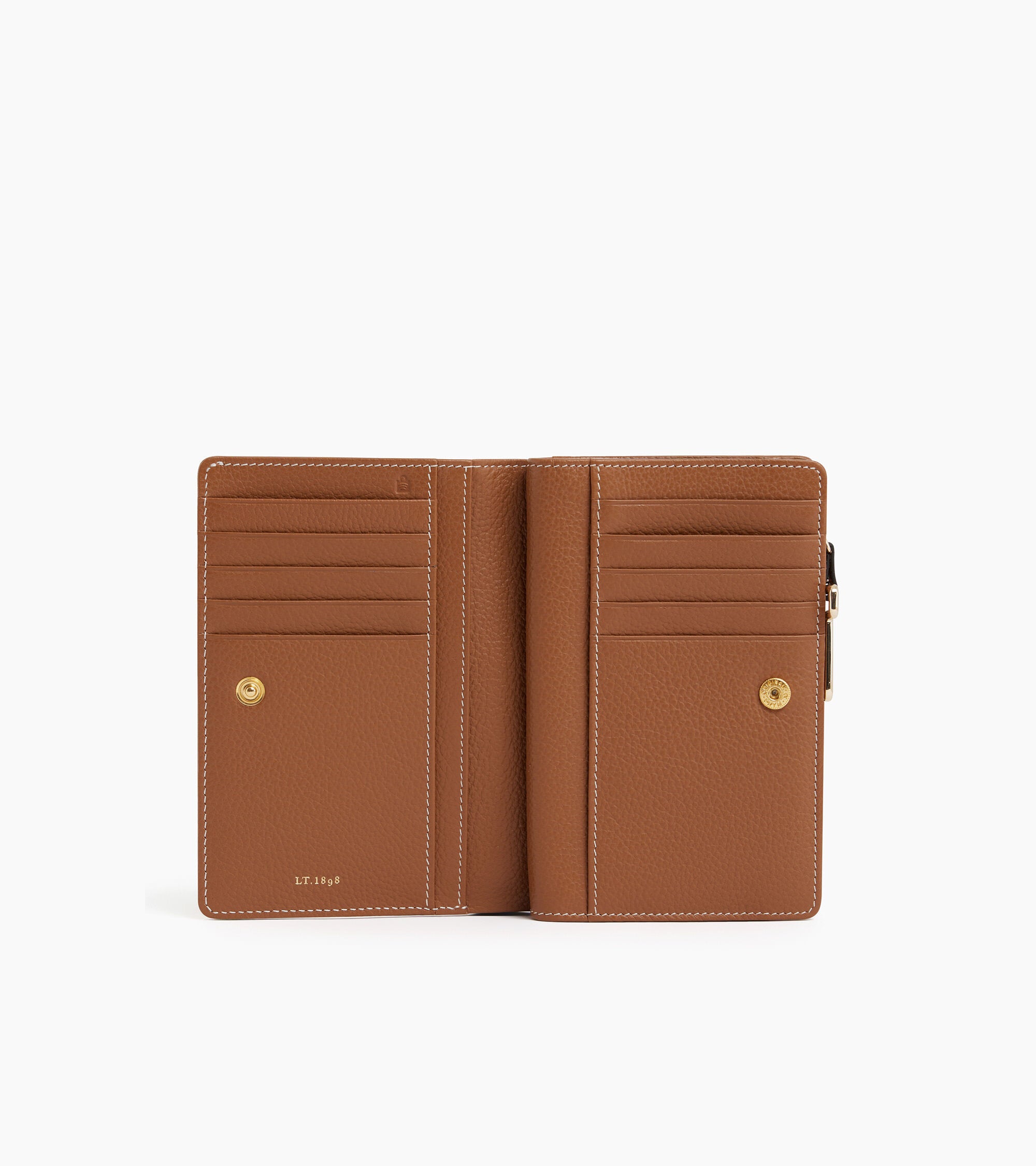 Cartera mediana modelo Juliette de cuero granulado