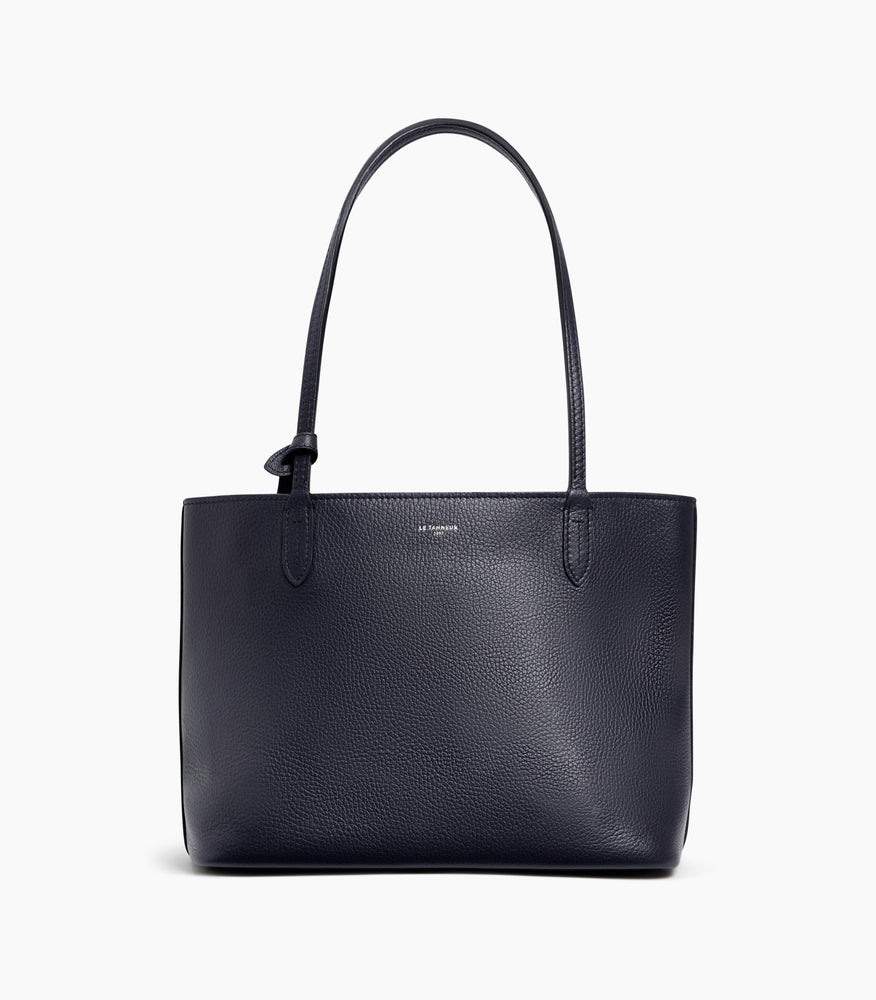 Petit sac cabas Louise en cuir grainé