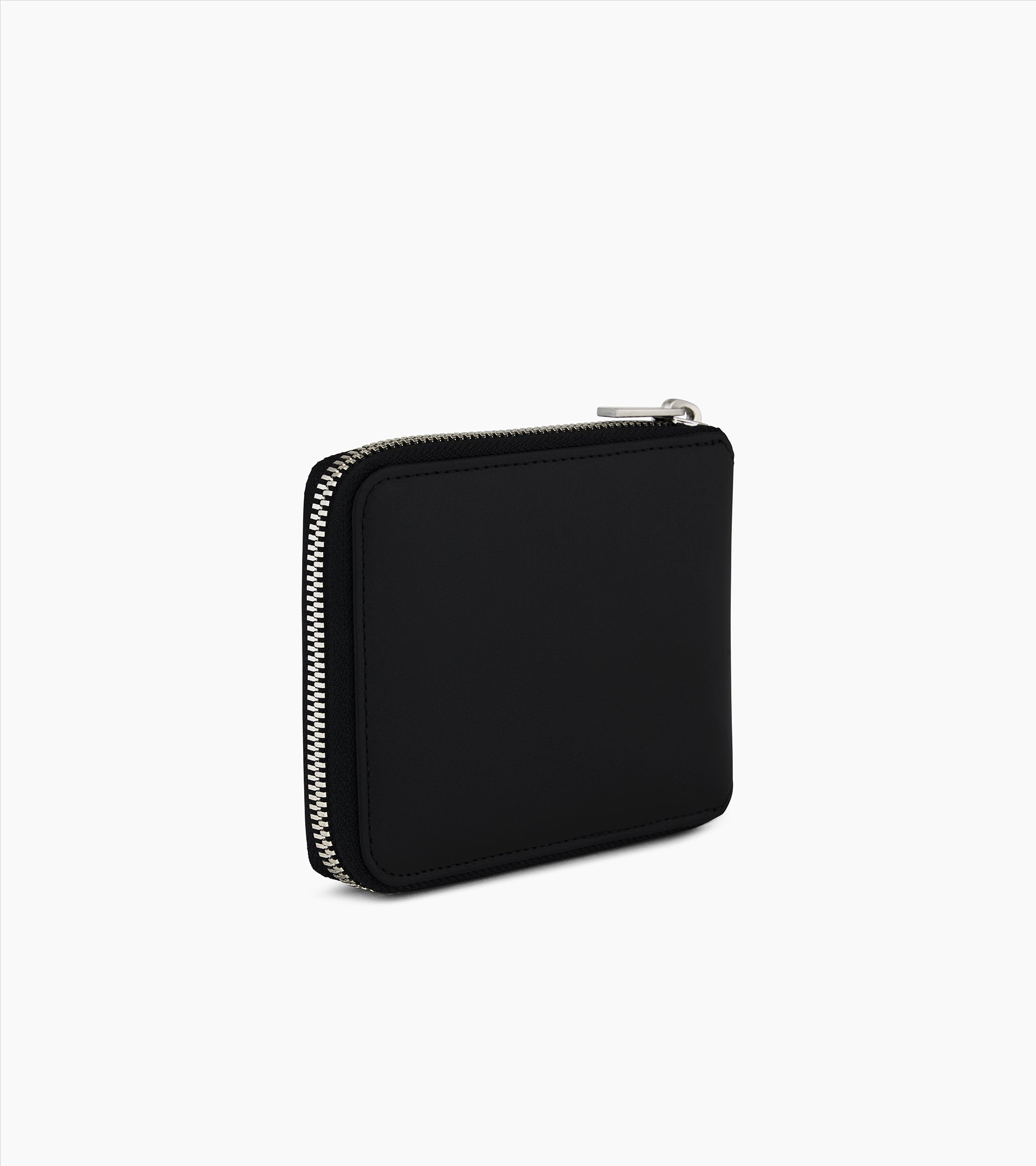 Maurice zipped coin case in coated canvas and smooth leather