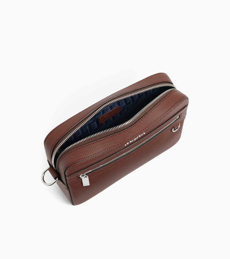 Petite sacoche Emile en cuir signature T