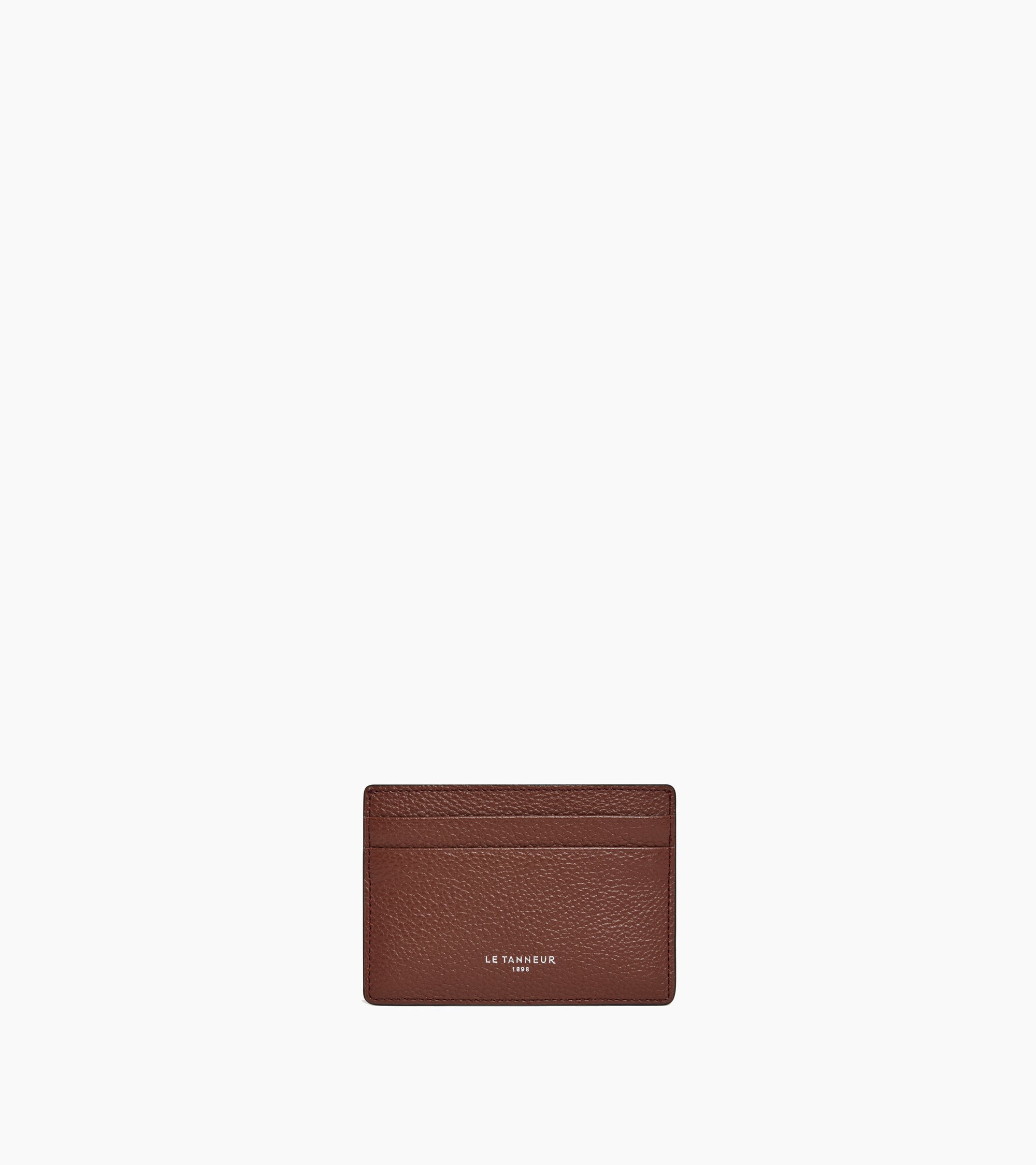 Porte cartes Emile en cuir grainé