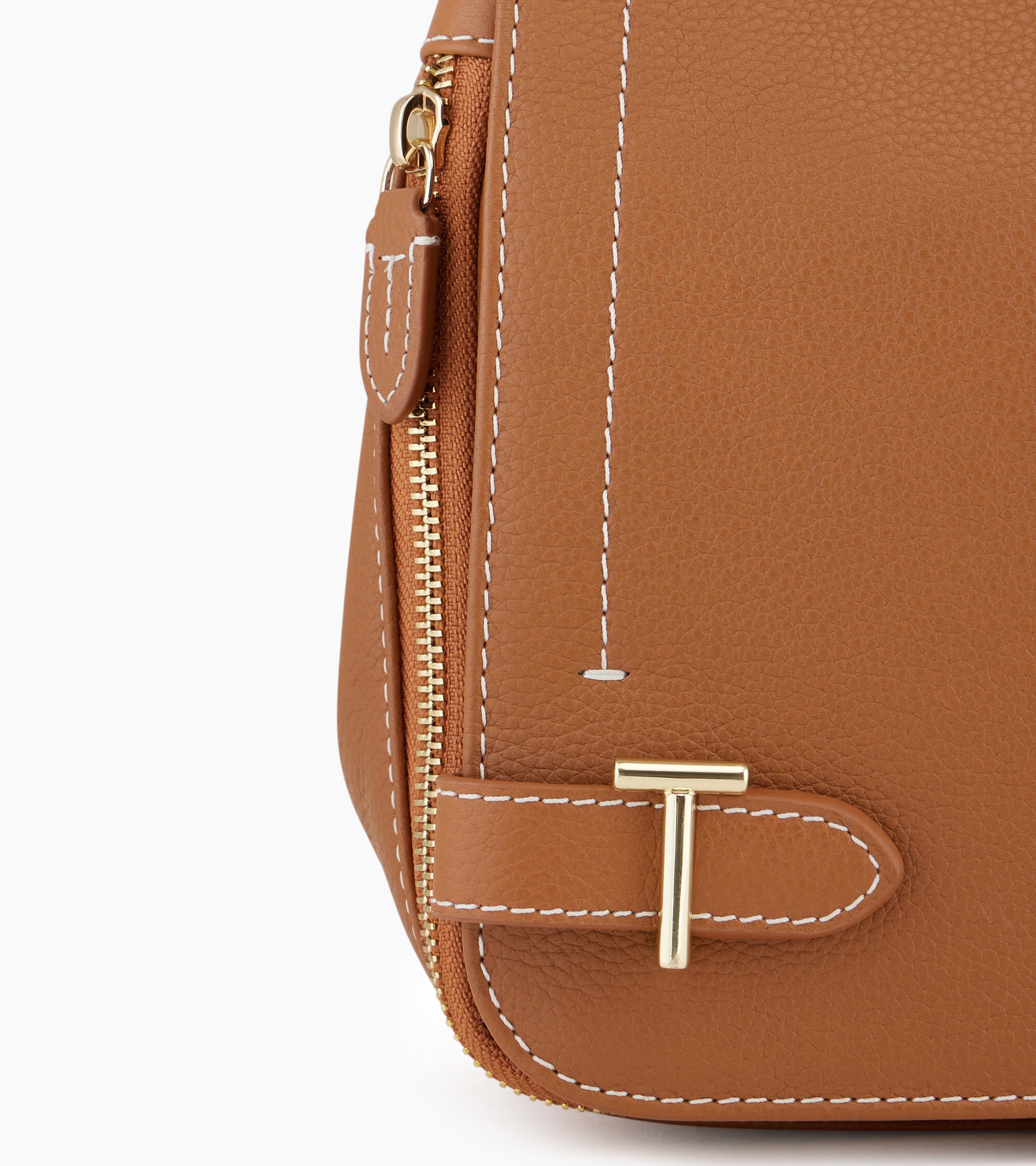 Bolso bandolera pequeño Simone de piel texturizada
