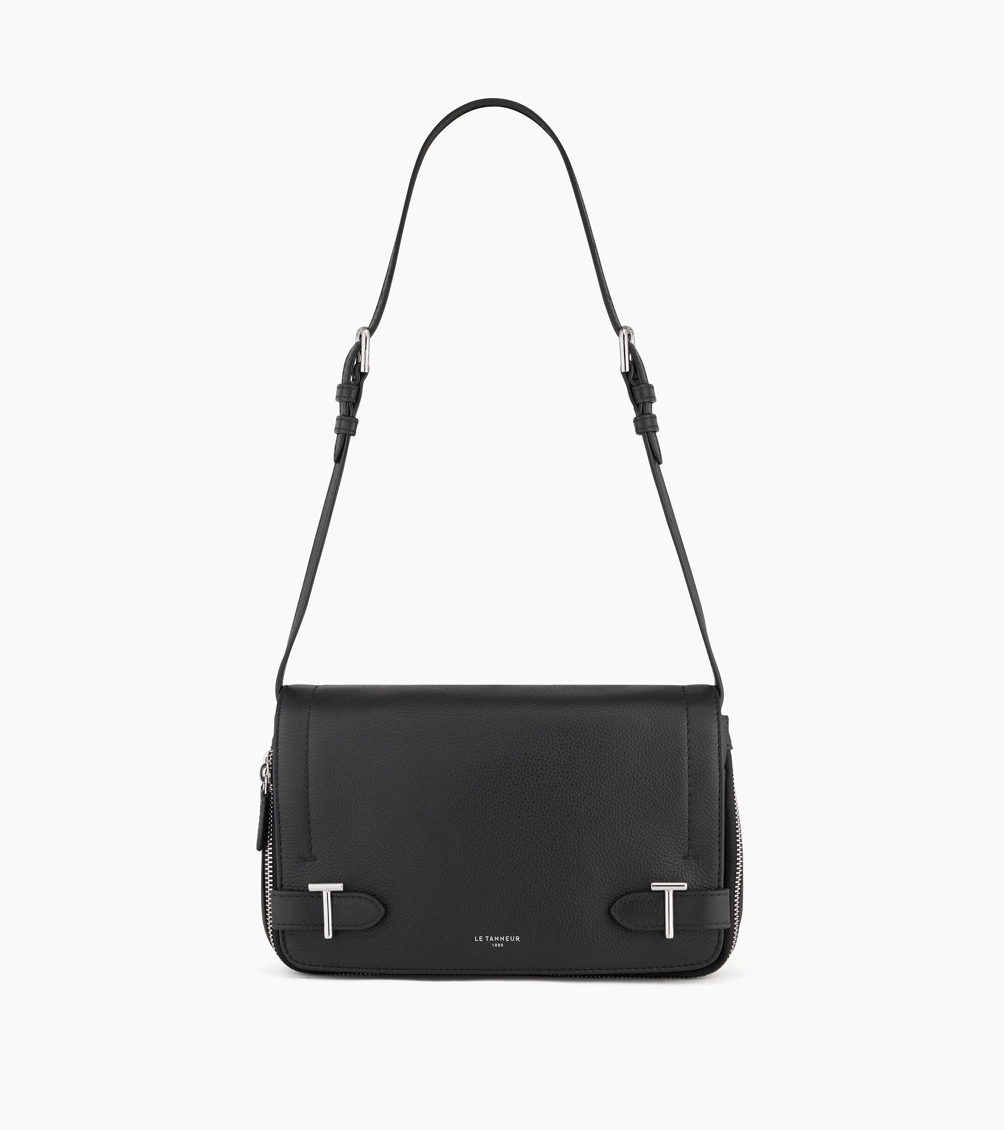 Bolso bandolera pequeño Simone de piel texturizada