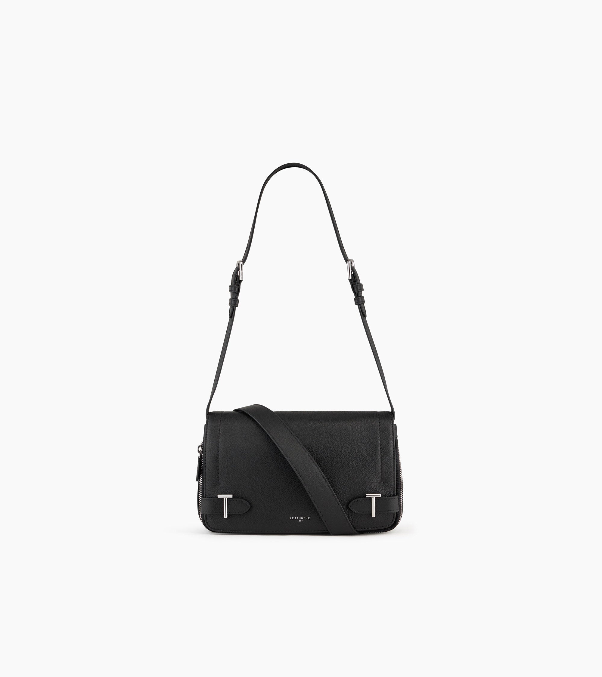 Bolso bandolera pequeño Simone de piel texturizada