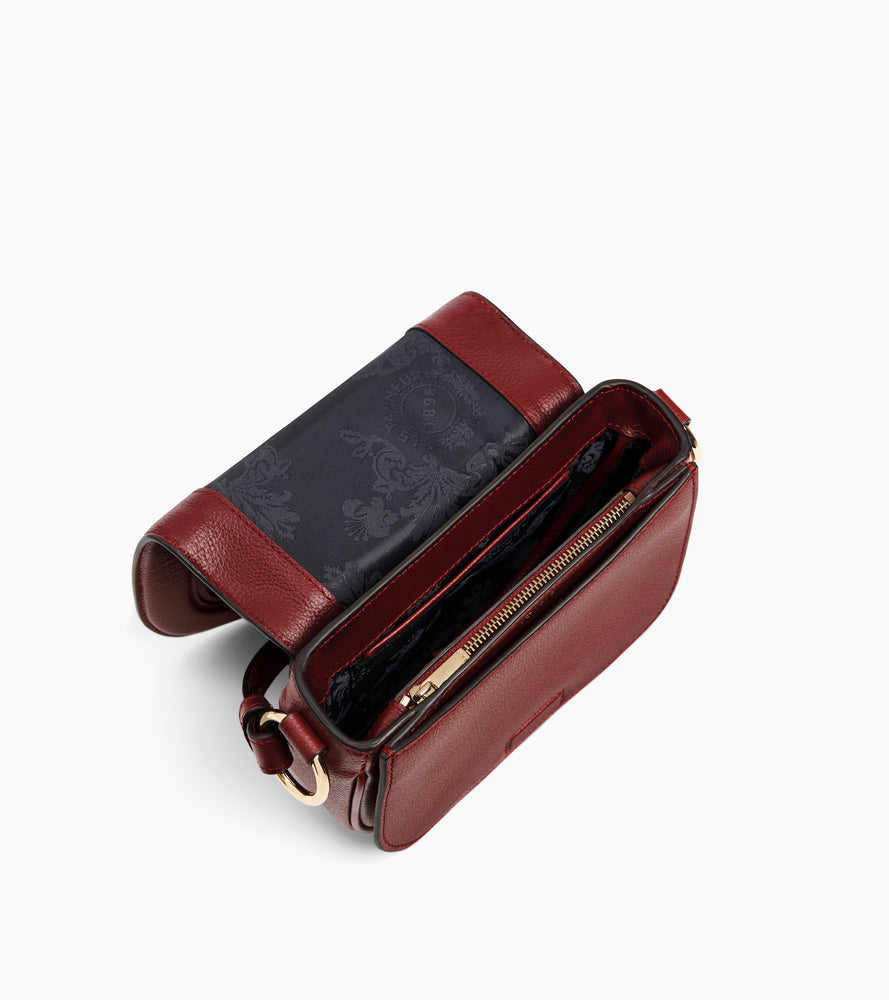 Petit sac bandoulière Ella en cuir grainé