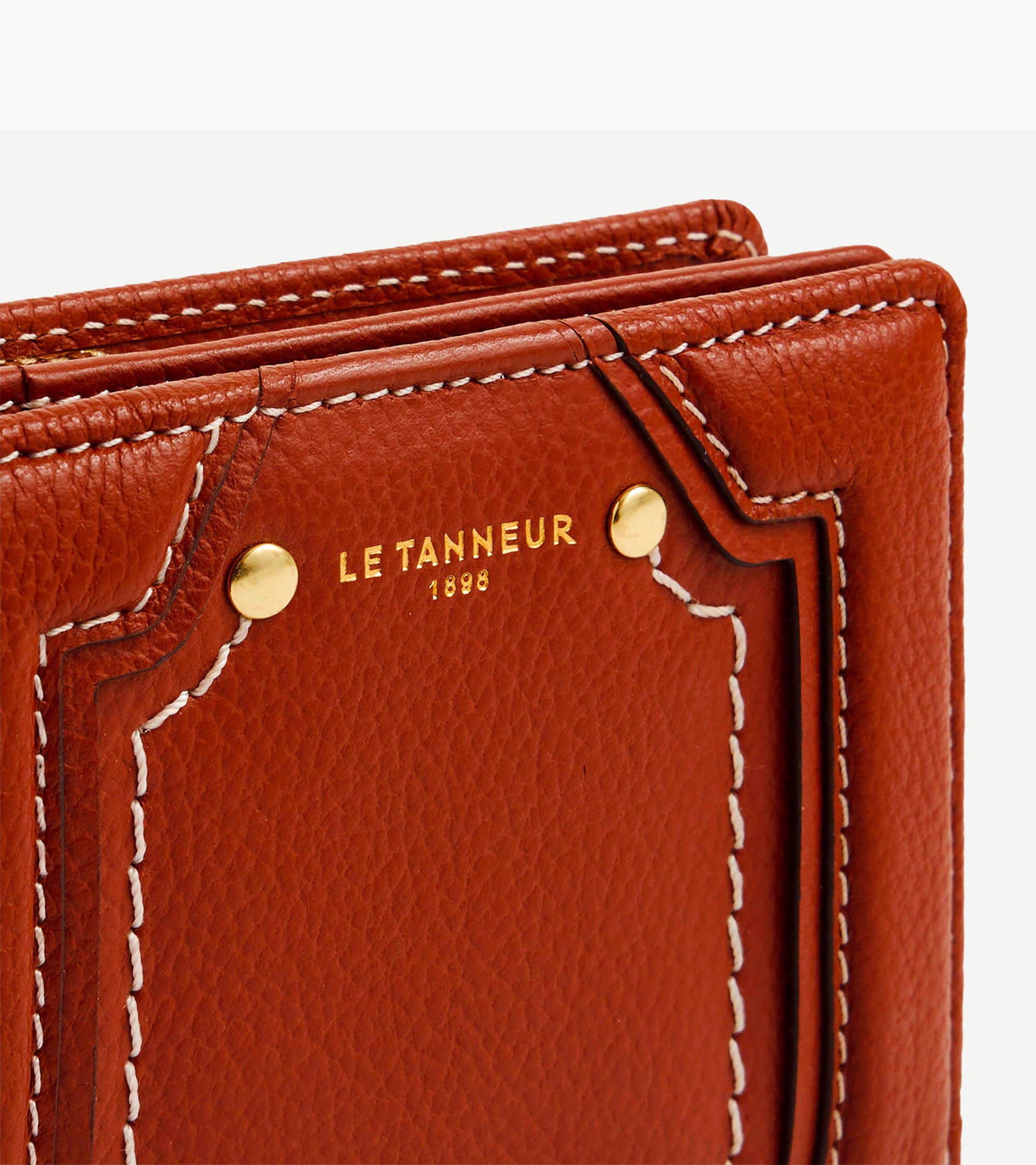 Cartera pequeña Ella de cuero granulado