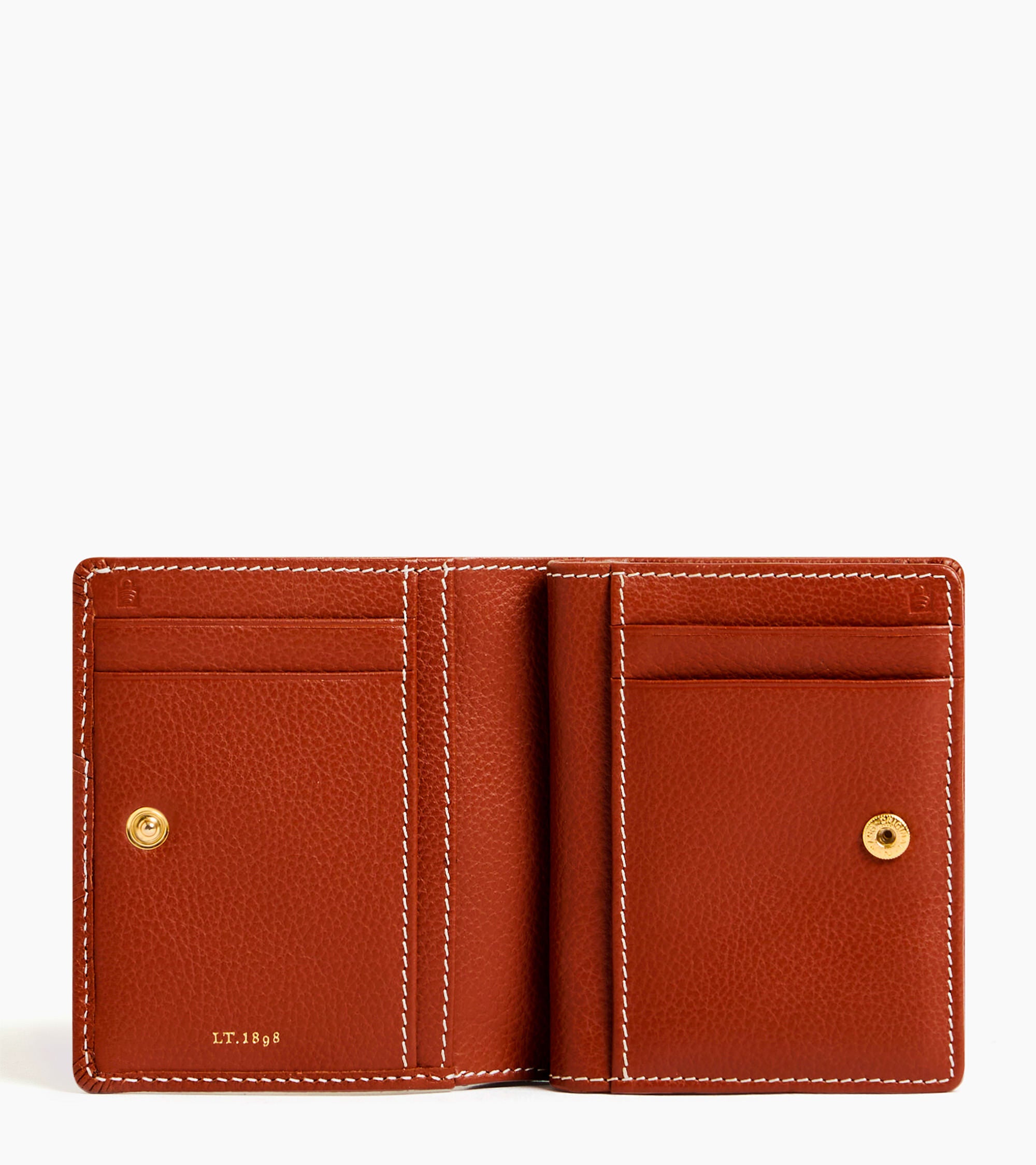 Cartera pequeña Ella de cuero granulado