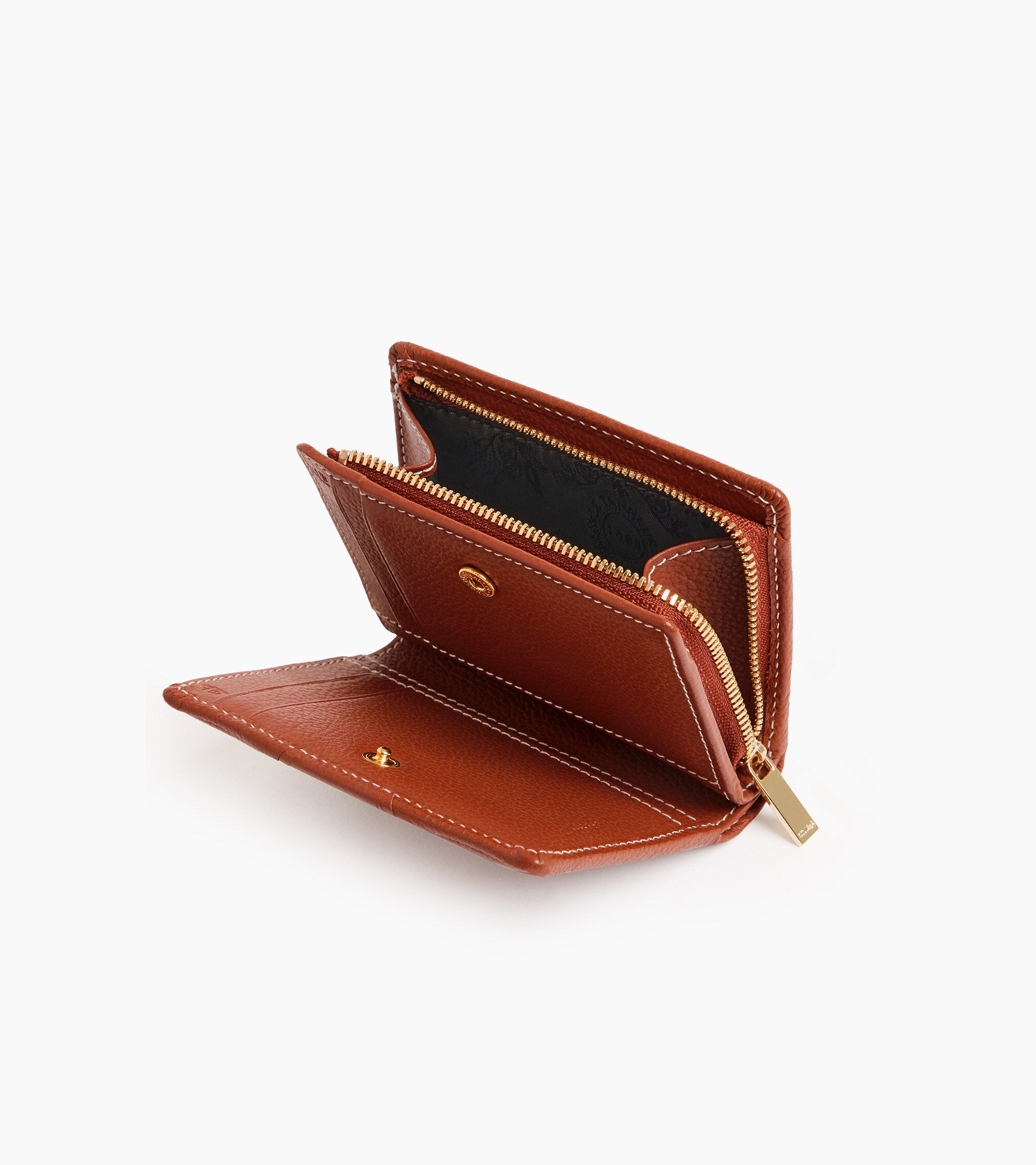 Cartera pequeña Ella de cuero granulado