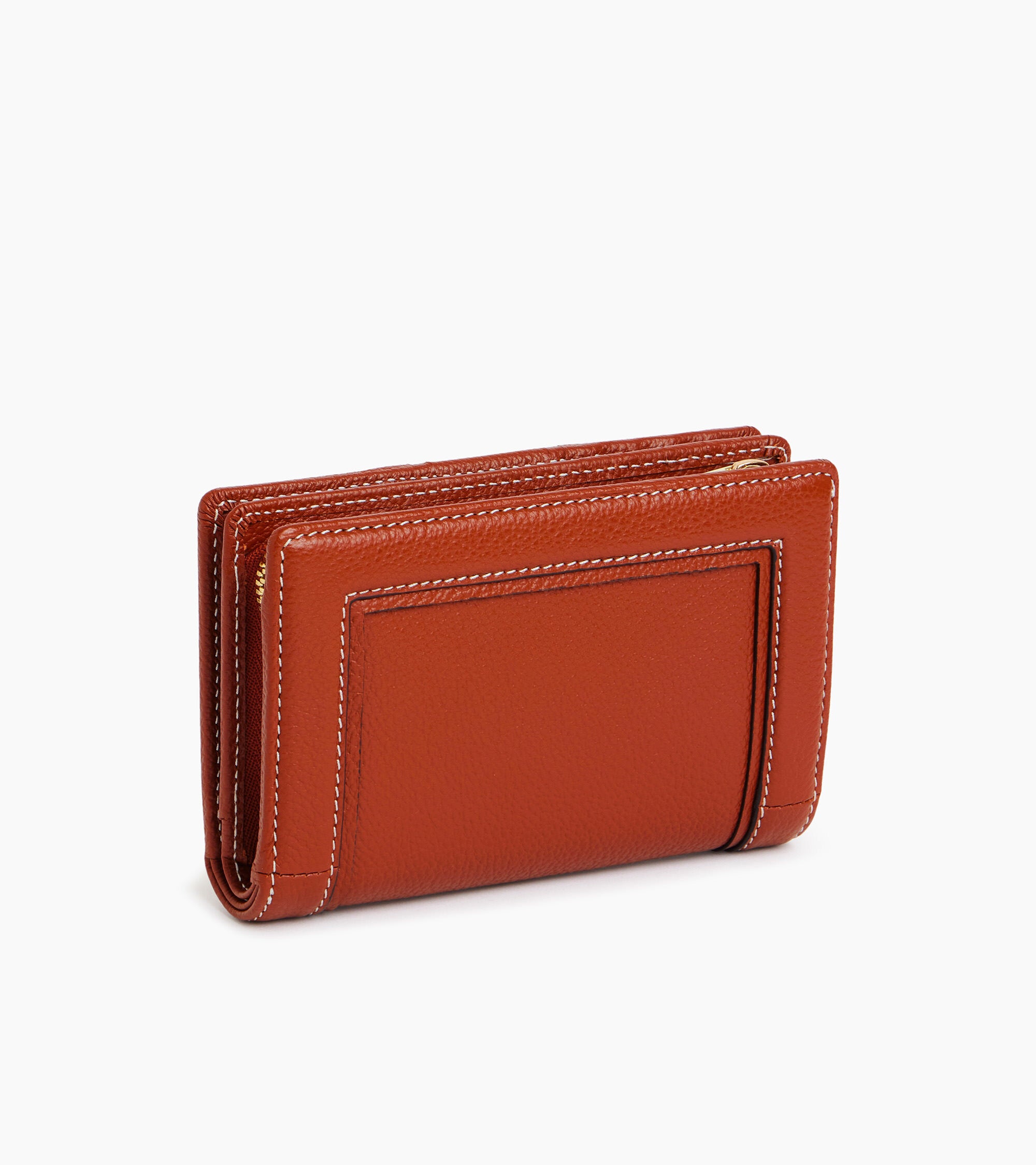 Cartera mediana modelo Ella de cuero granulado