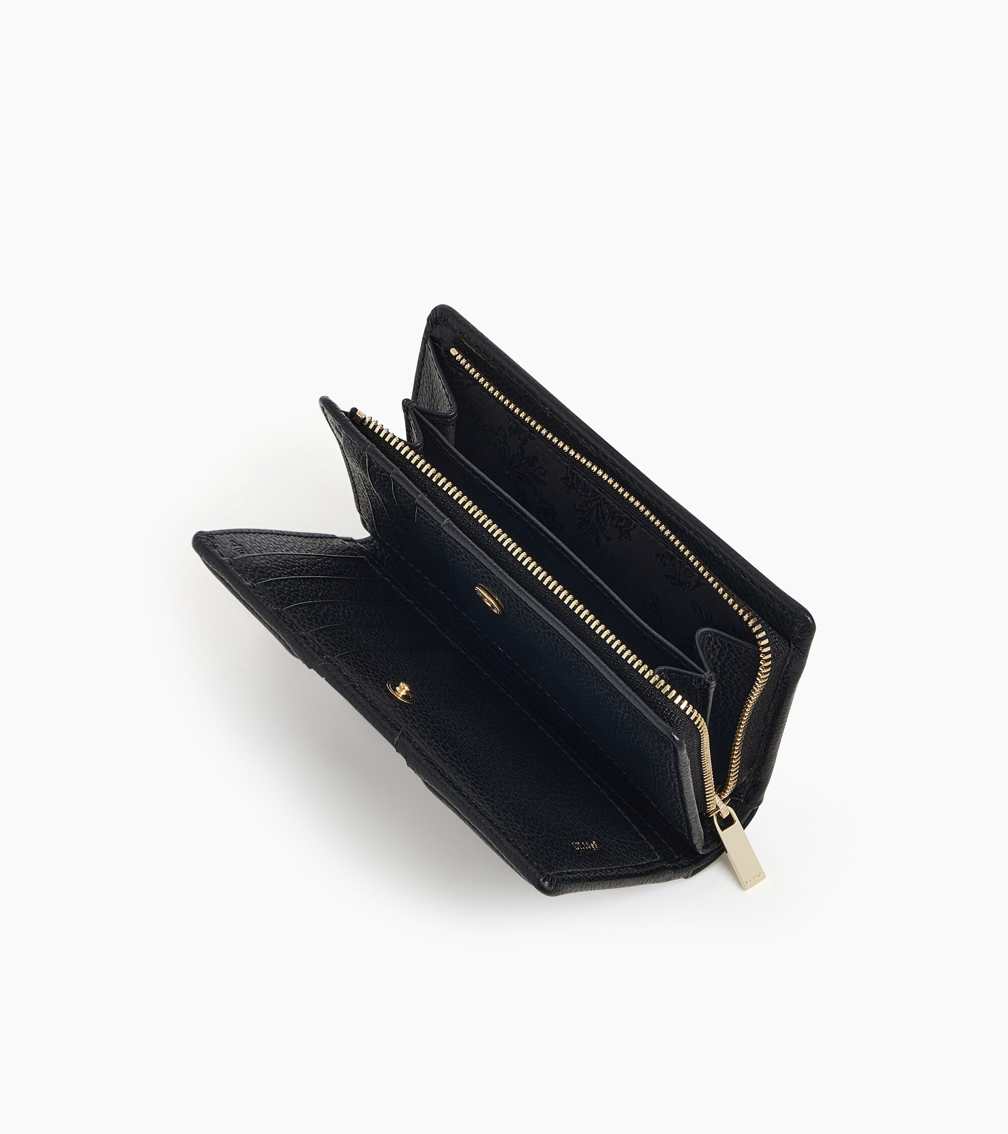 Cartera mediana modelo Ella de cuero granulado
