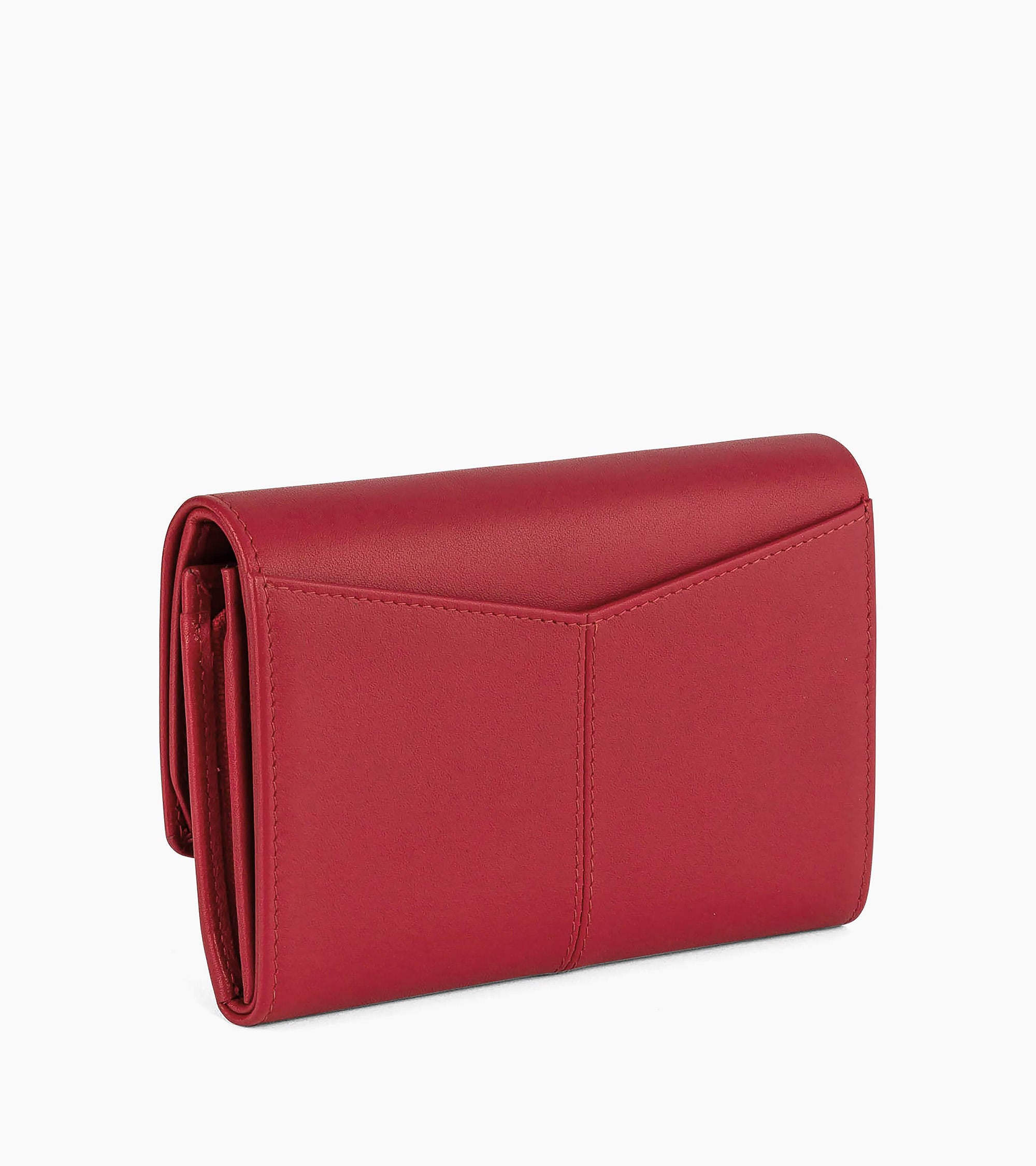 Billetera mediana modelo Charlotte en cuero liso