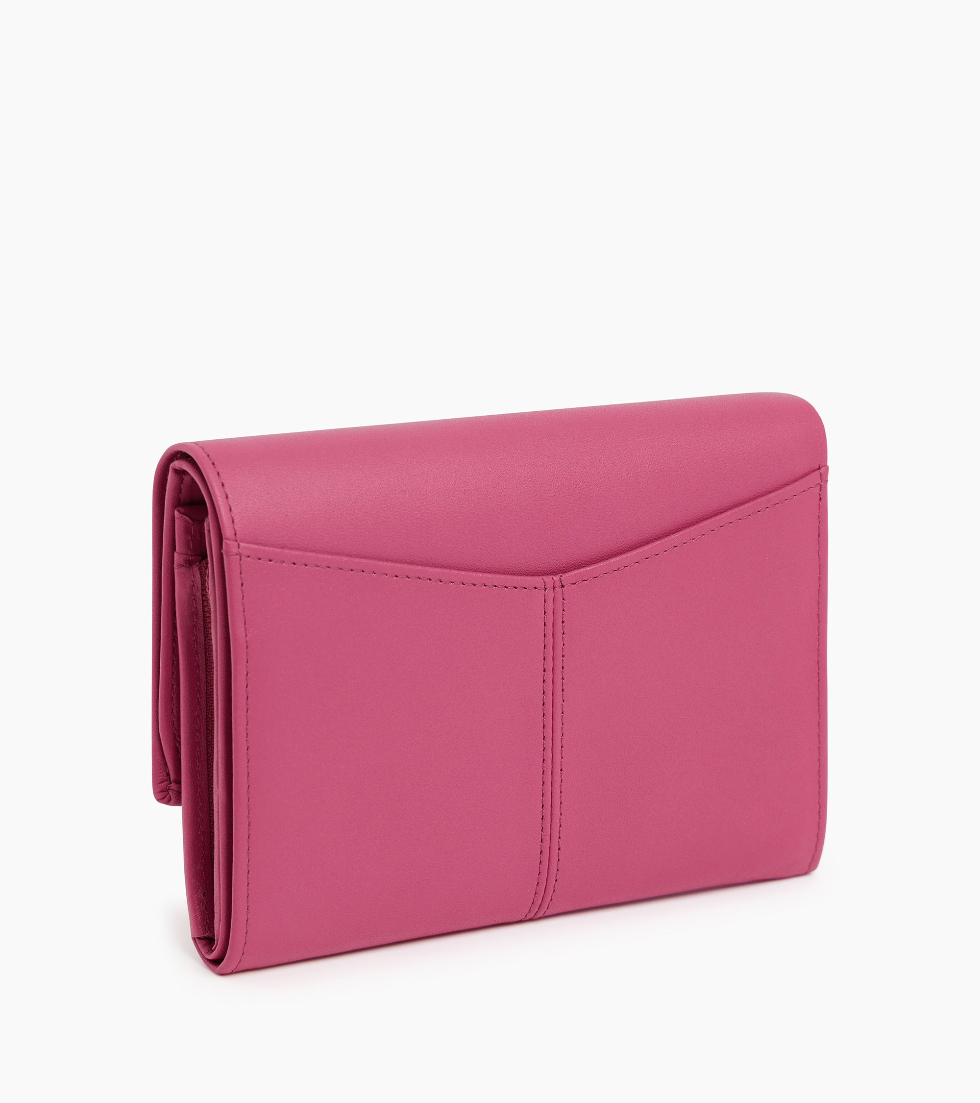 Billetera mediana modelo Charlotte en cuero liso