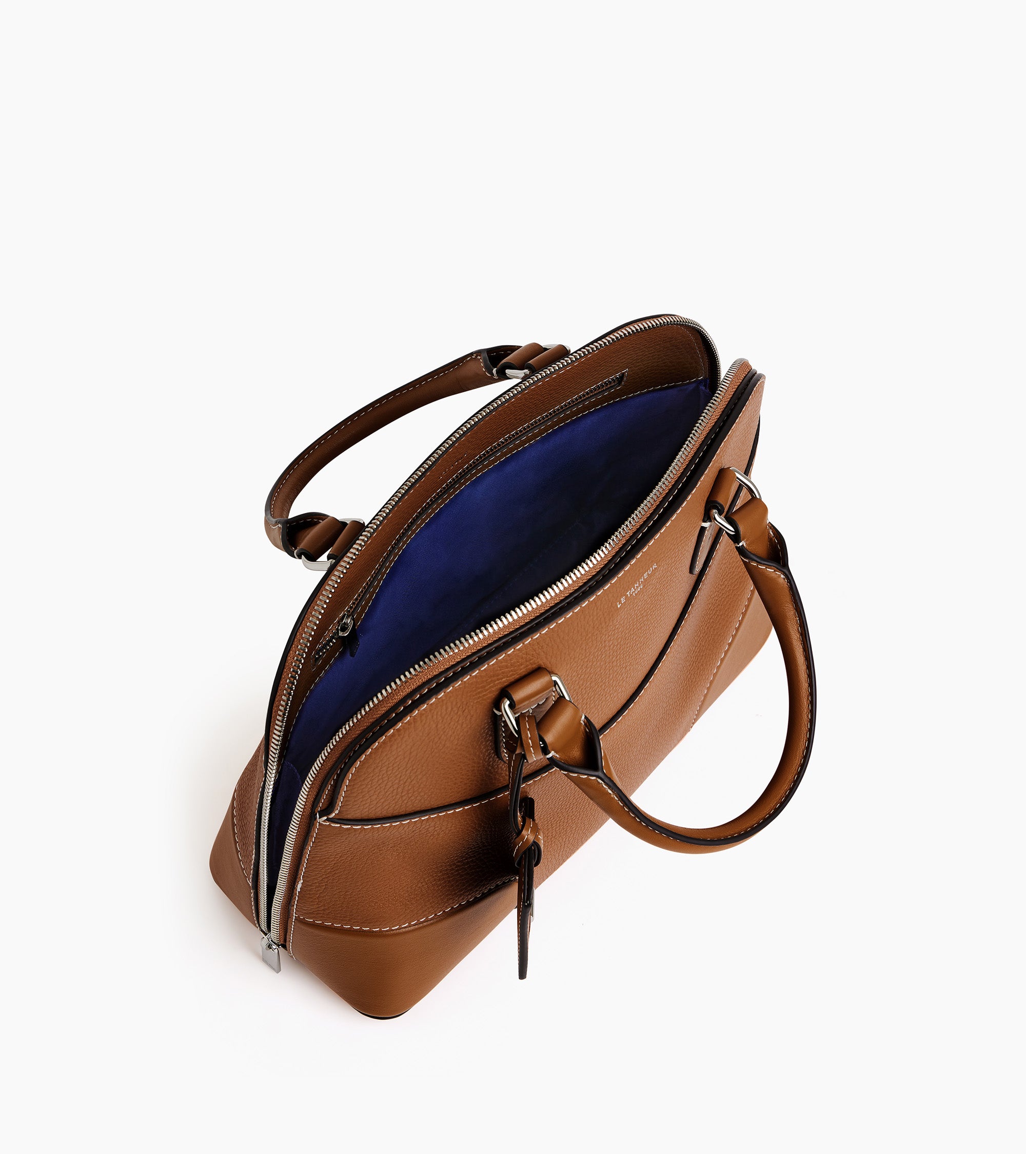 Bolso mediano Romy de cuero granulado y liso